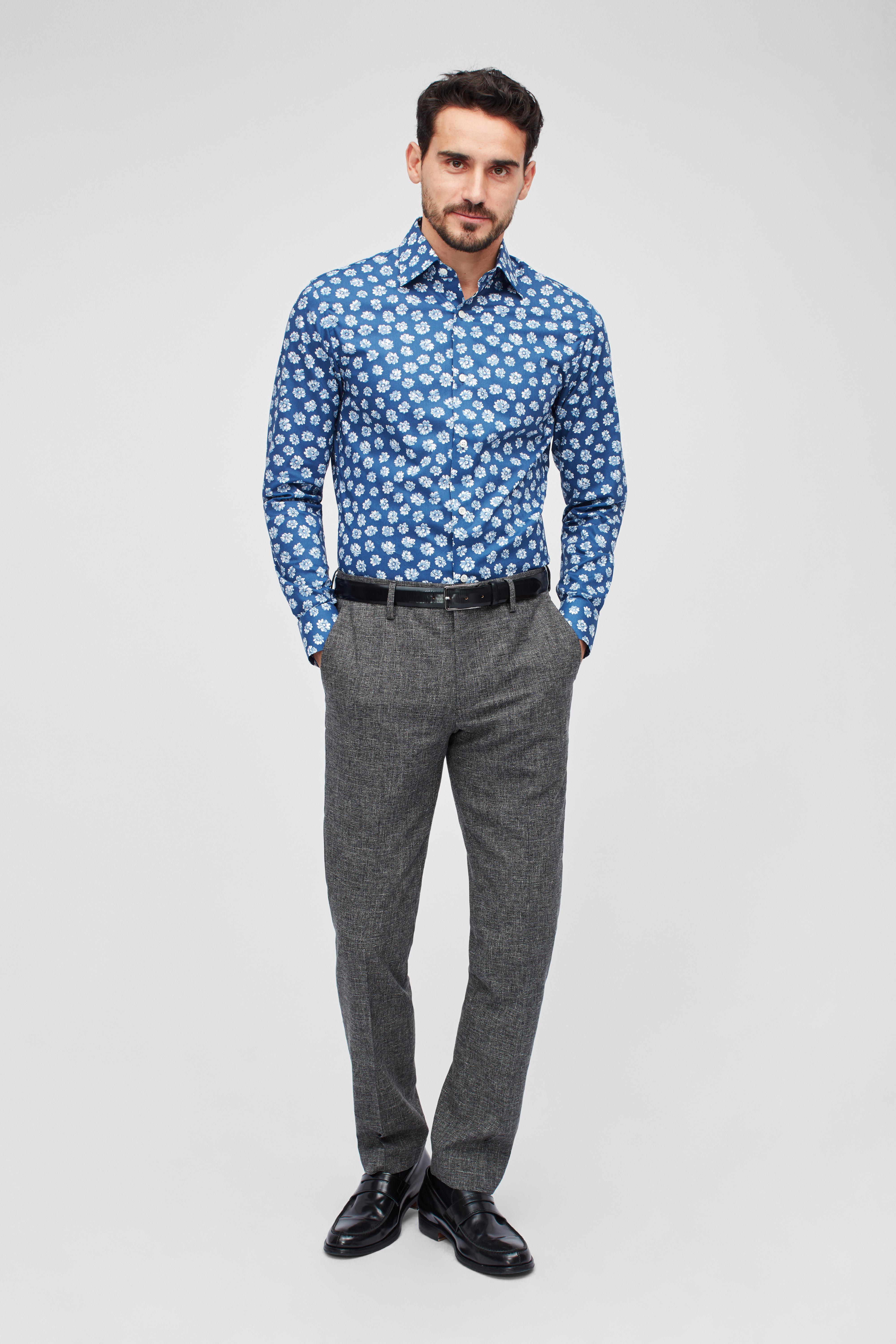 Bonobos Cotton Jetsetter Stretch Dress Shirt in Blue for Men Lyst