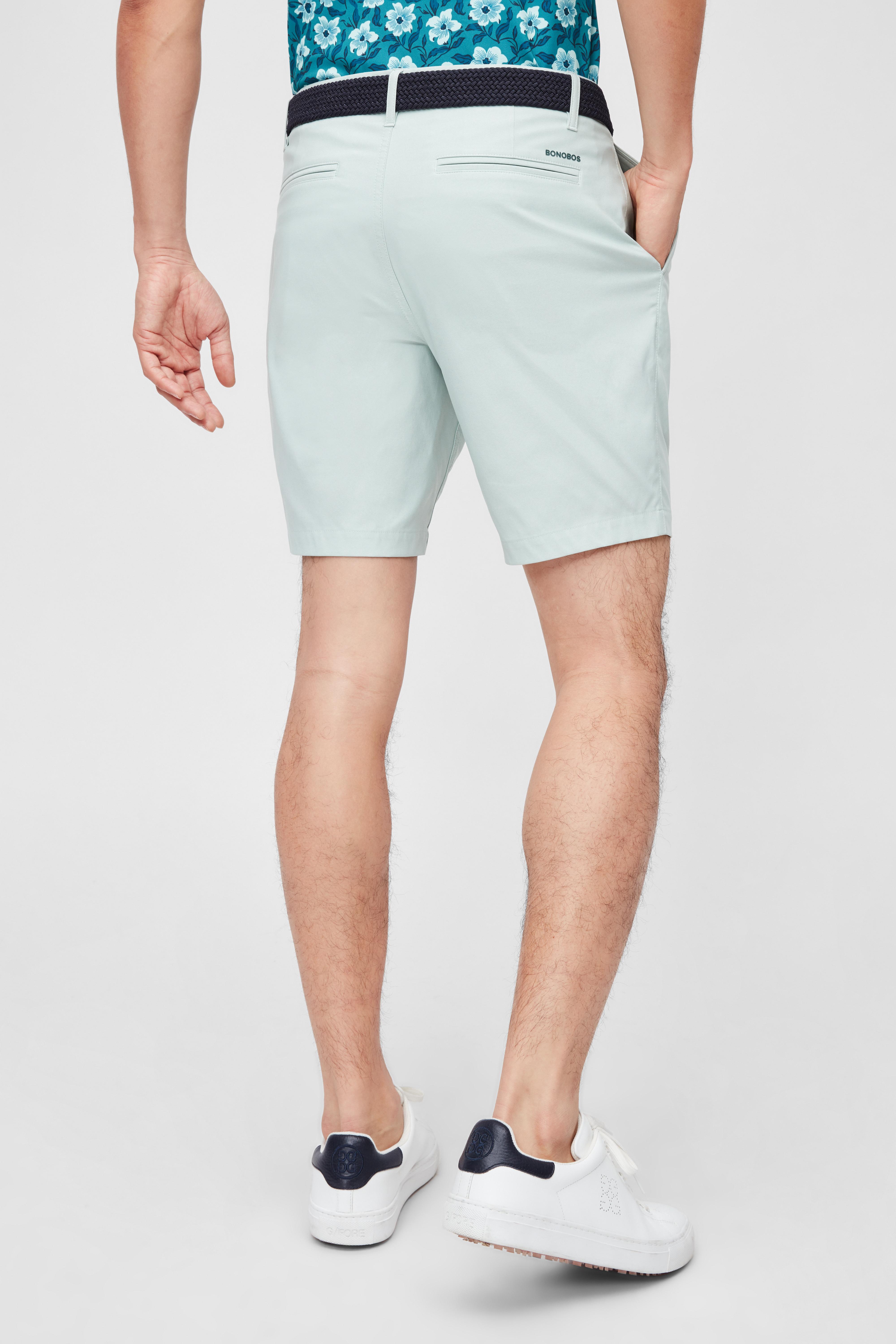 Bonobos Synthetic Lightweight Golf Short in Mint Green (Green) for Men