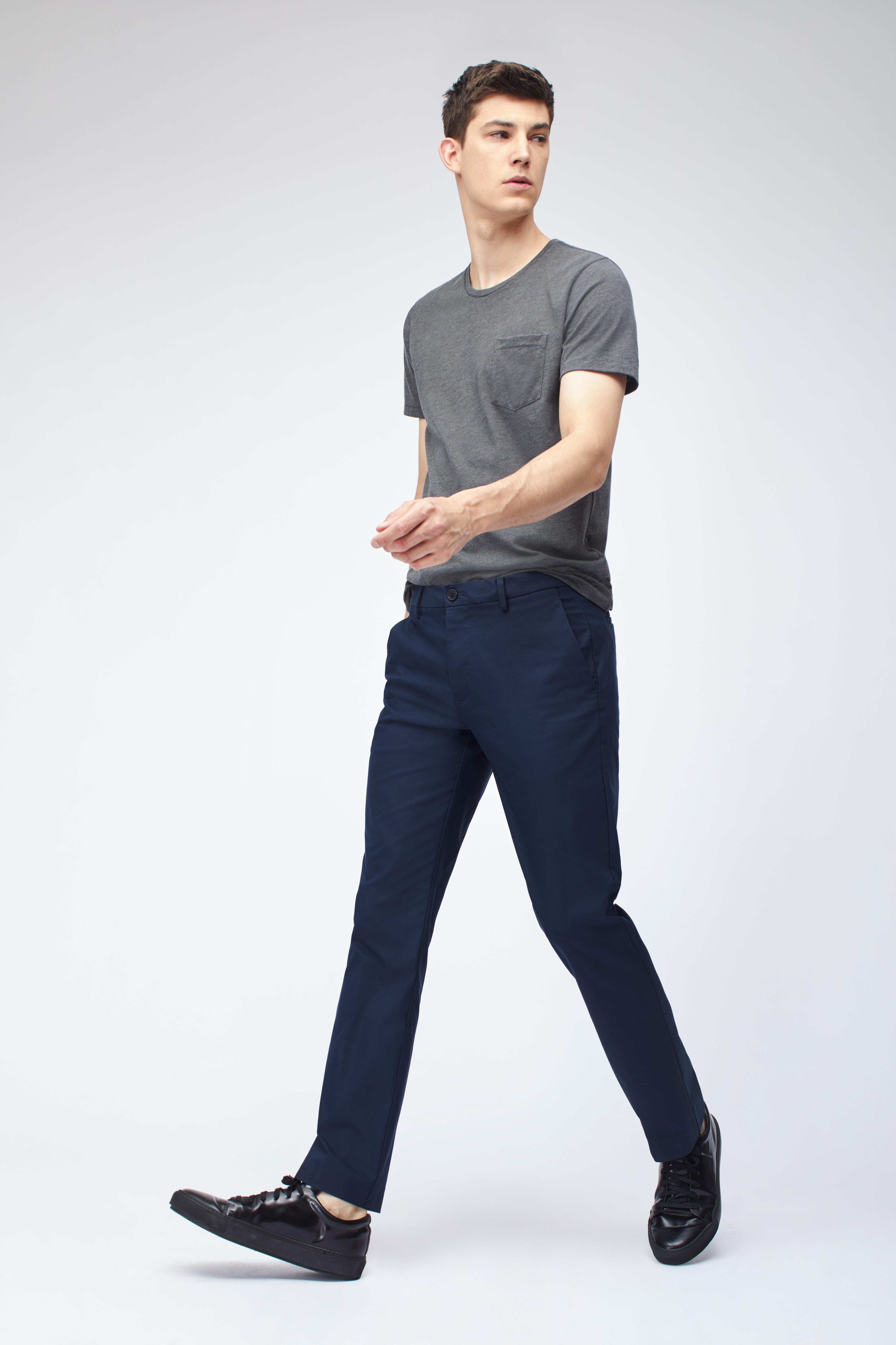 Bonobos Cotton Tech Chinos in Navy (Blue) for Men - Lyst