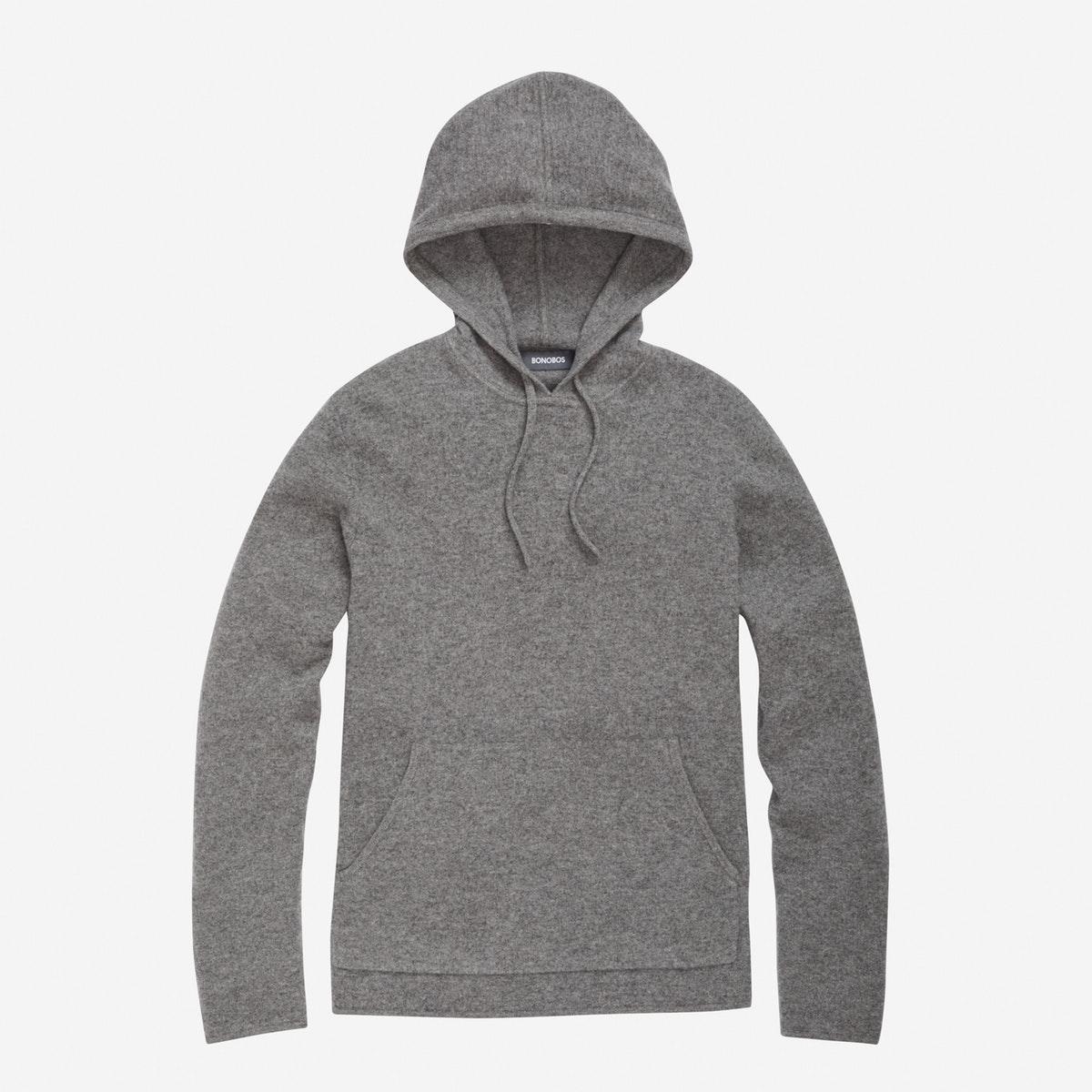 Felted wool hoodie Clearance