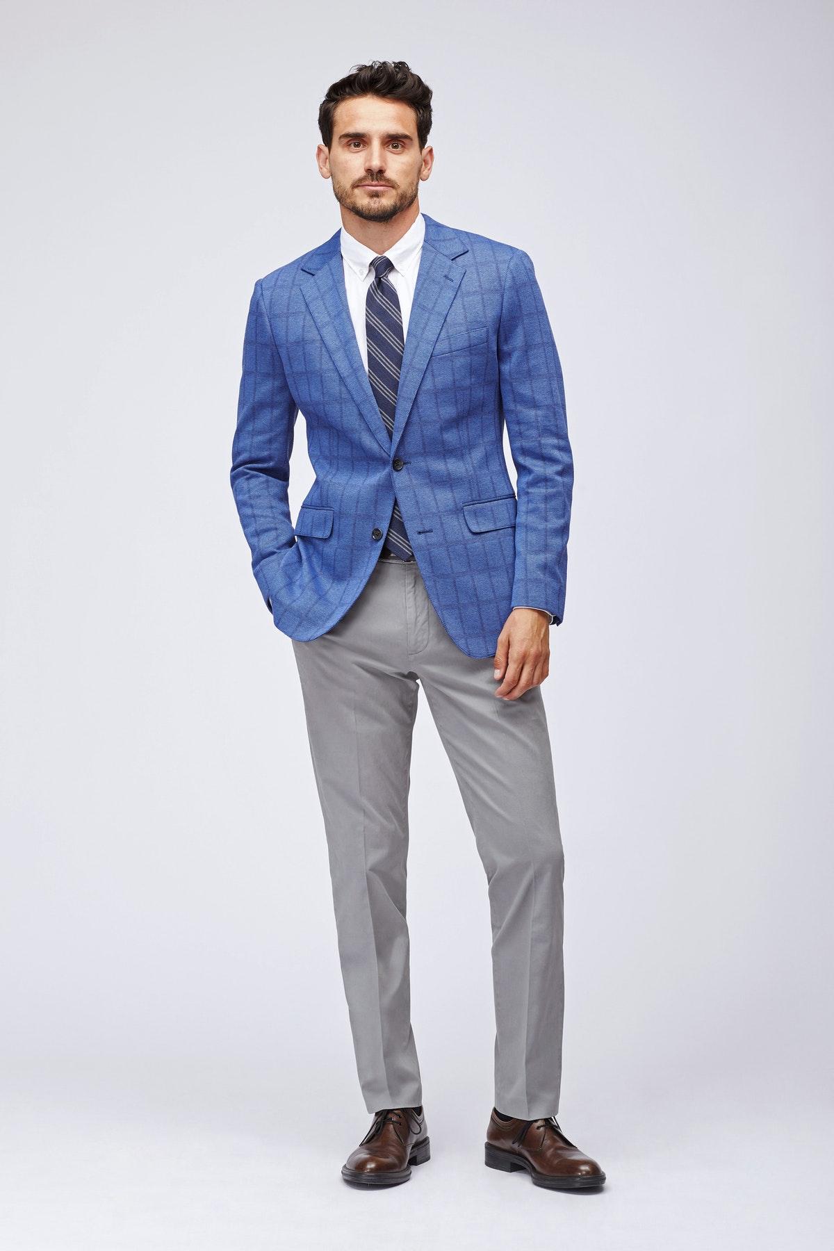 Bonobos Cotton Italian Knit Blazer in Blue for Men Lyst