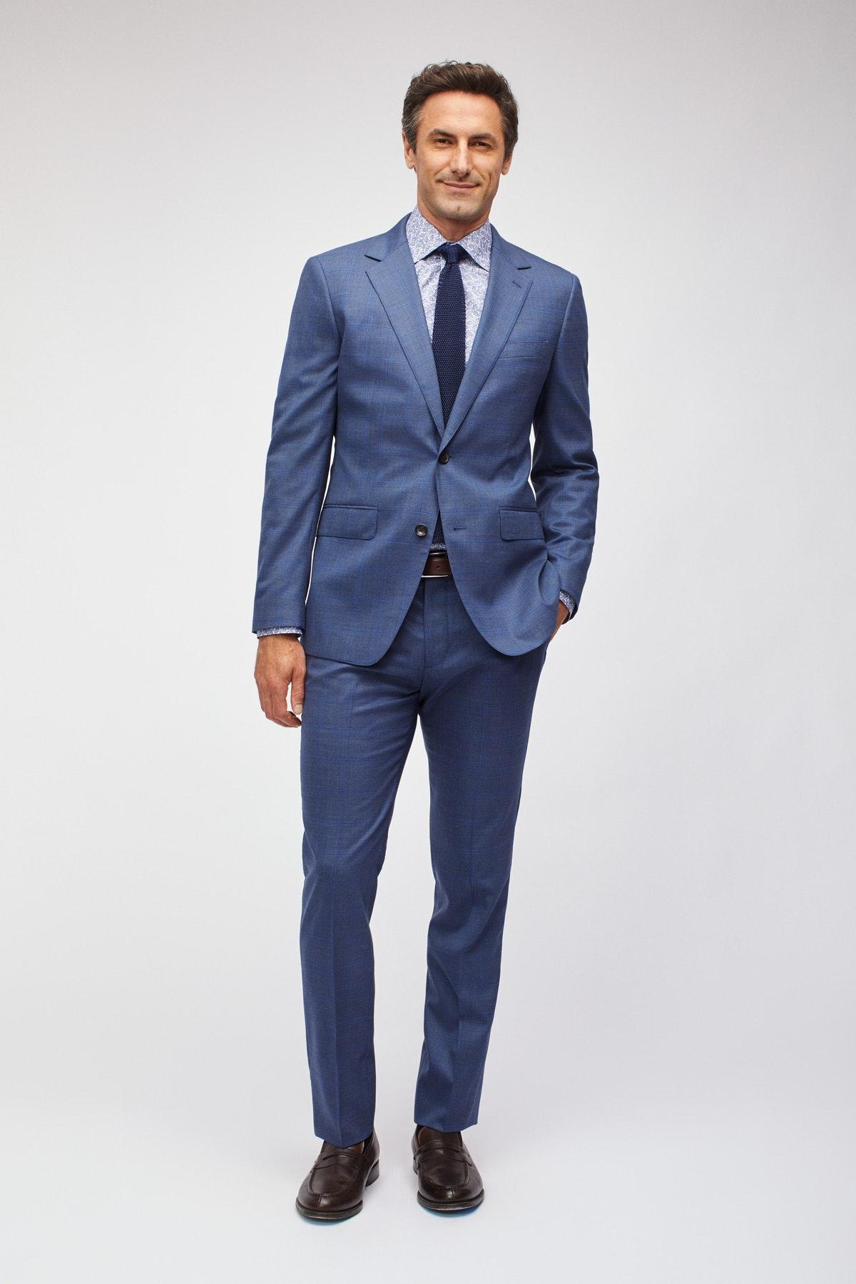 Bonobos Jetsetter Stretch Wool Suit Jacket in Blue for Men Lyst
