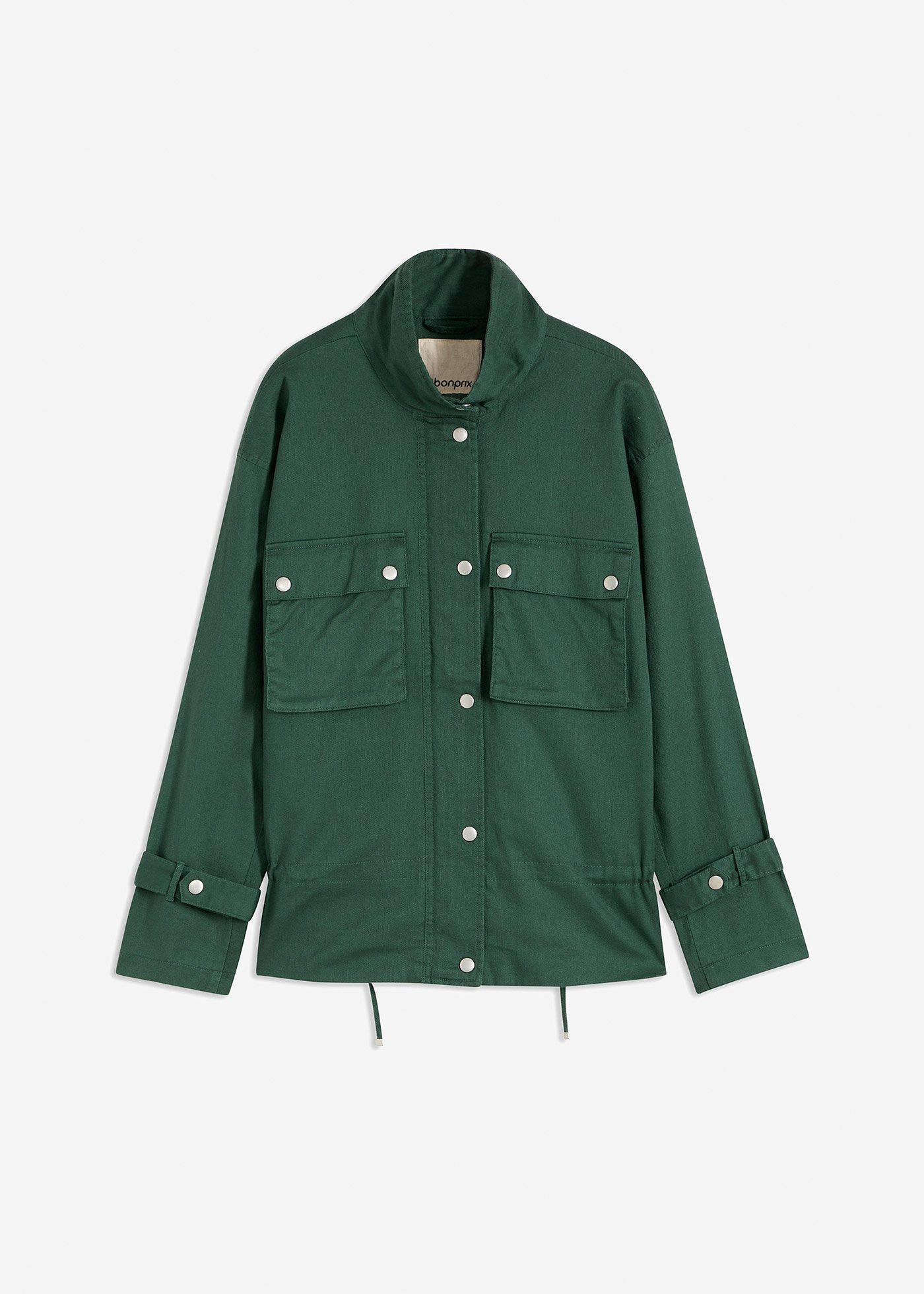 Bonprix Military Kurzmantel Damen Parka WaschbÃ¤rfell Wollmantel