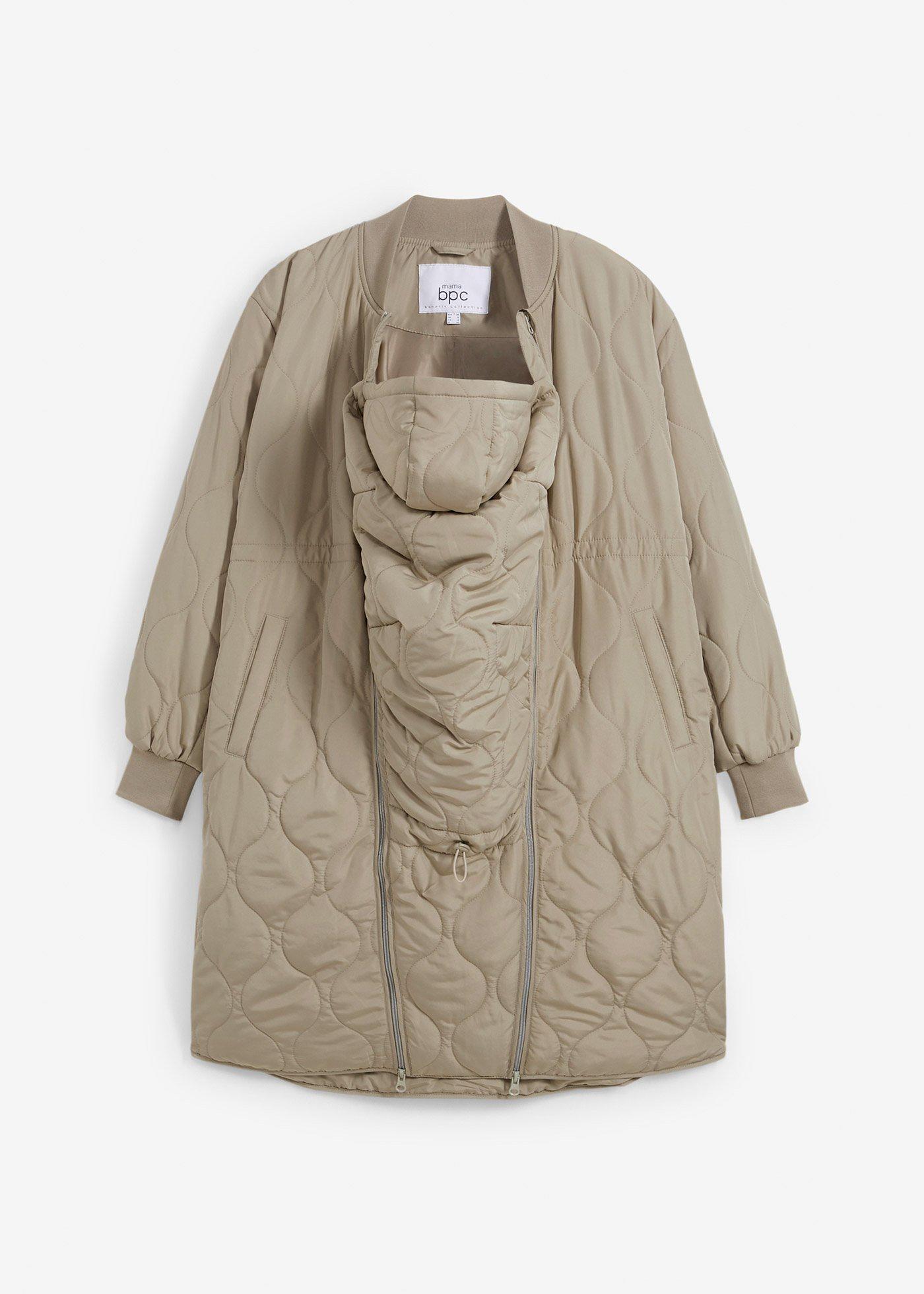 bonprix 3-In-1 Leicht Wattierter Umstands- Und Tragemantel in