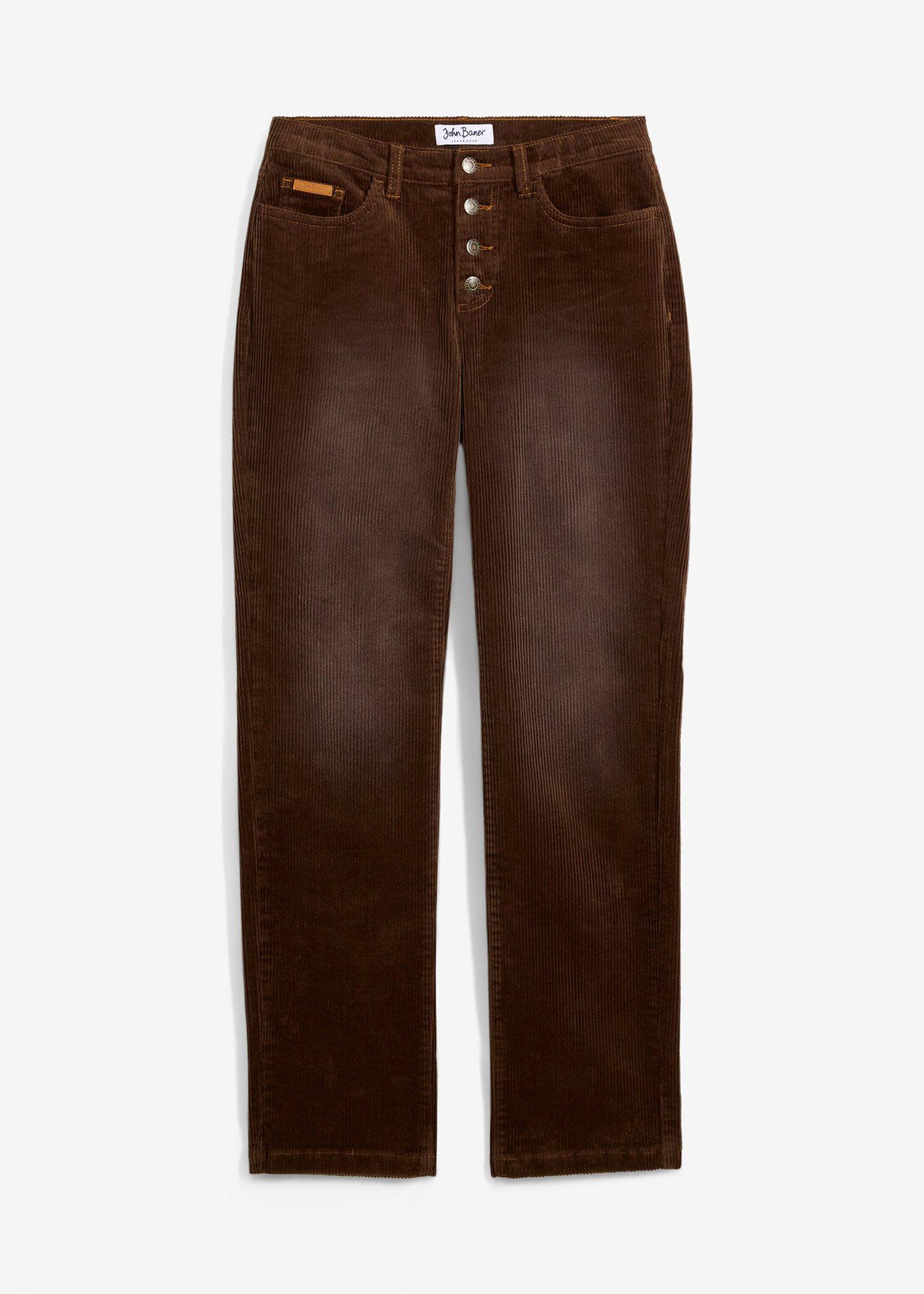 Pantaloni capri e cropped Marrone da donna Lyst