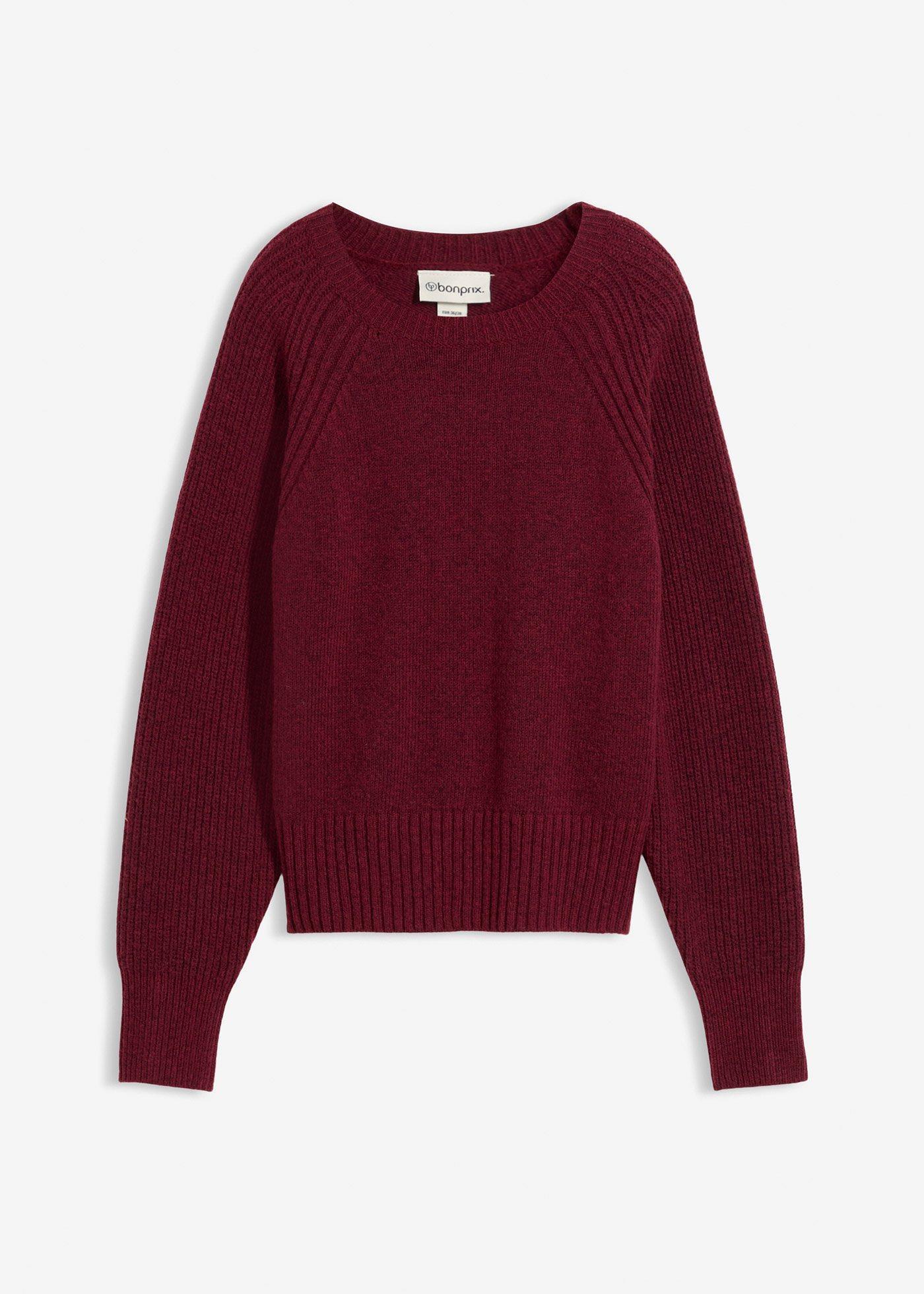Damen Bonprix Bonprix Roter Pullover Langarm Pullover Bonprix