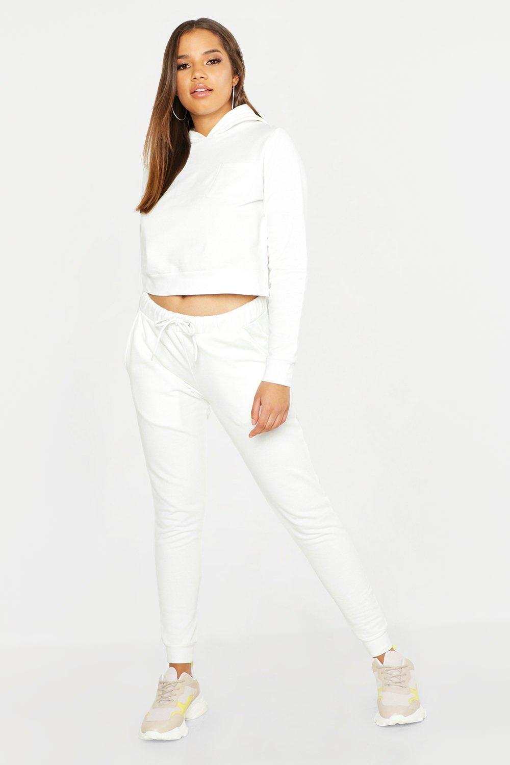 all white jogging suit womens