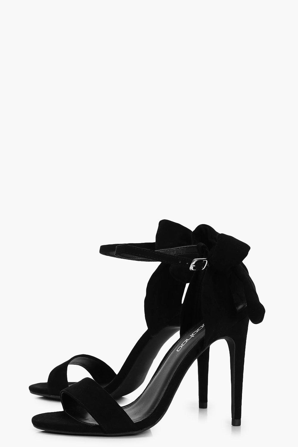 boohoo black high heels