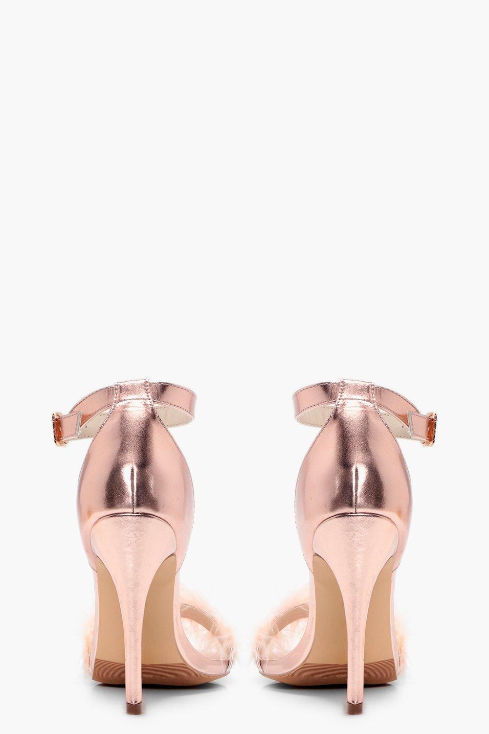 rose gold shoes boohoo
