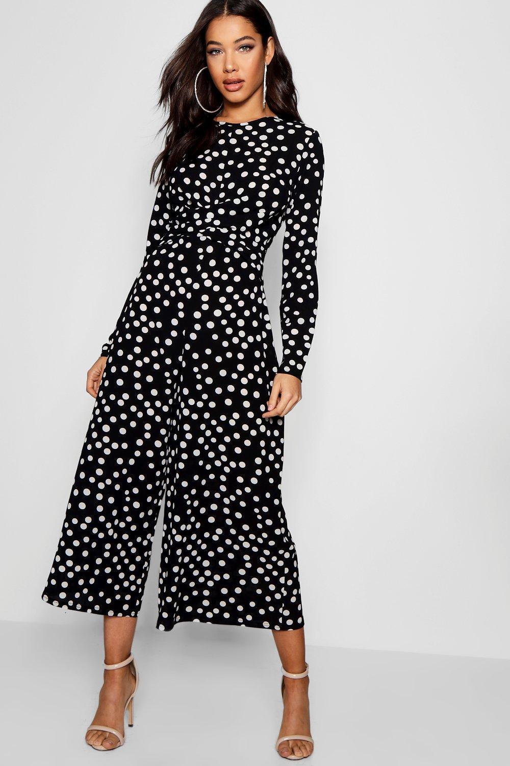 polka dot boohoo