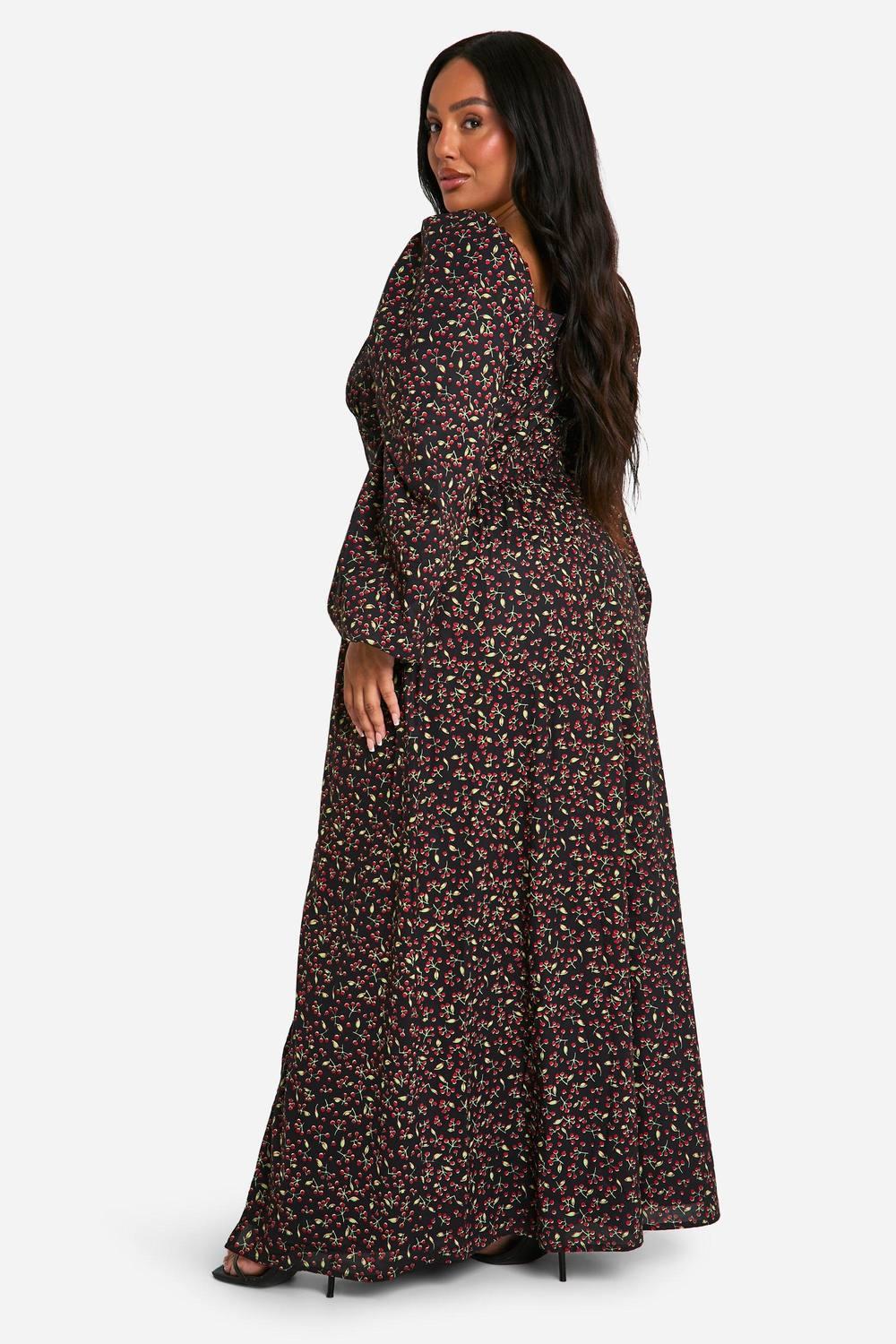 chinese dress ladies Floral Milkmaid Midi Dress  InTheStyle