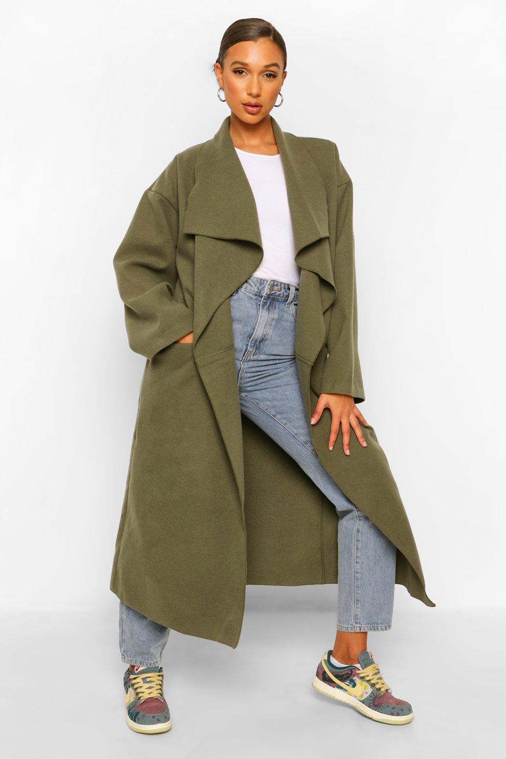 petite waterfall coat