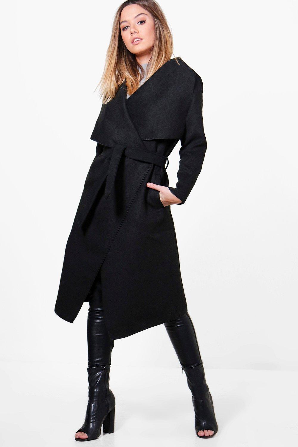 waterfall shawl coat