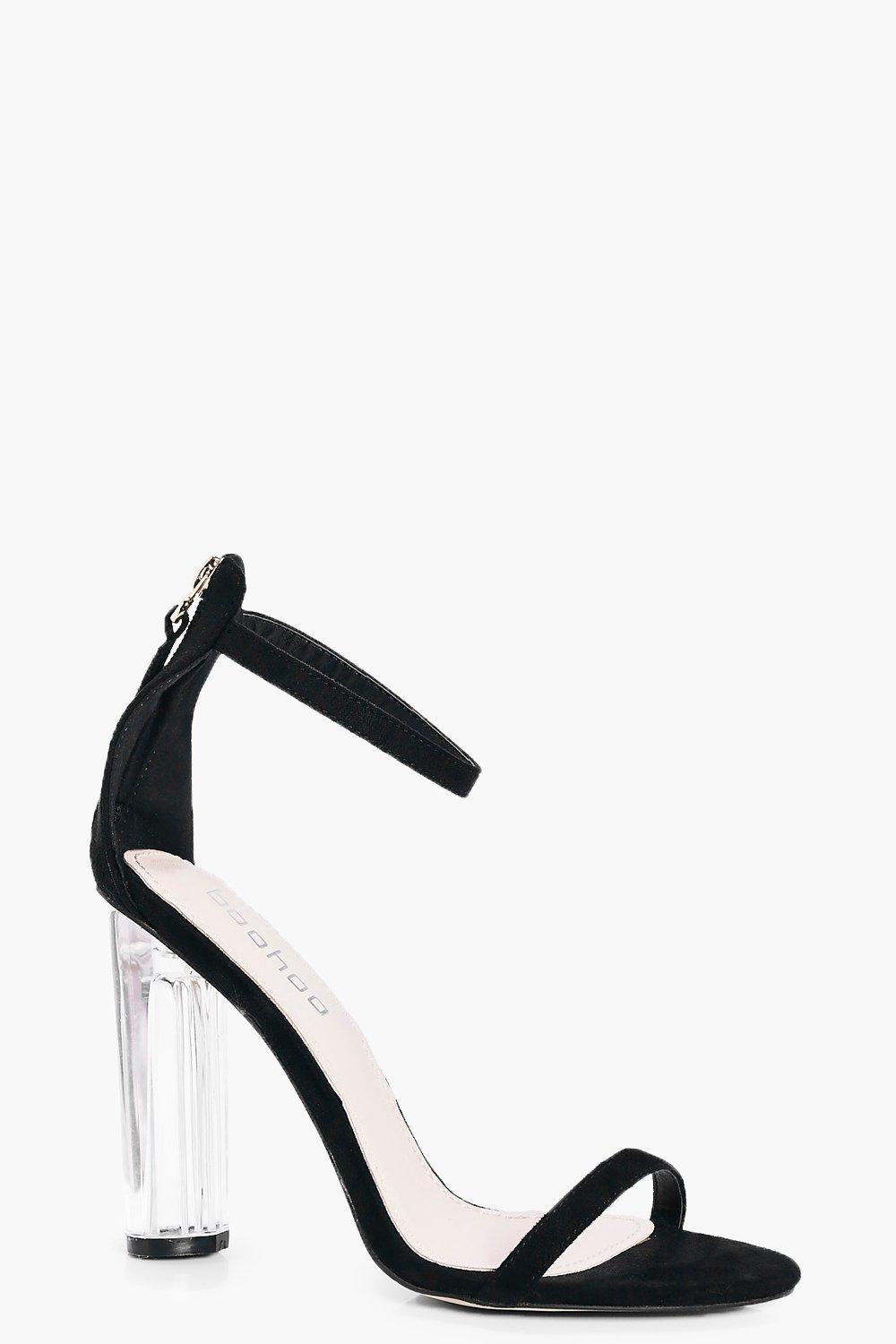 boohoo black high heels