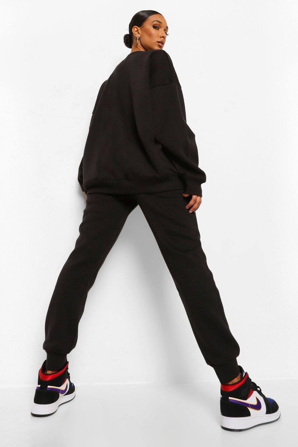 oversized sweat suit set