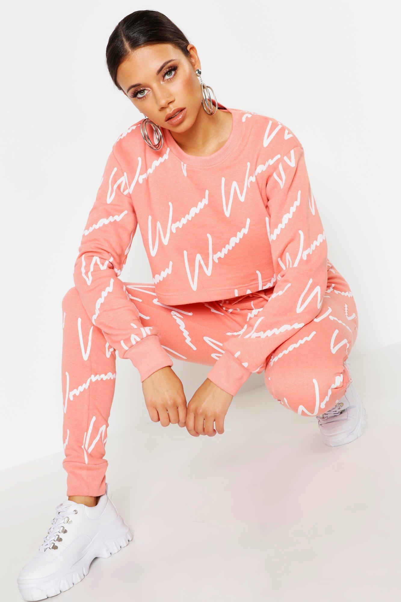 all pink tracksuit