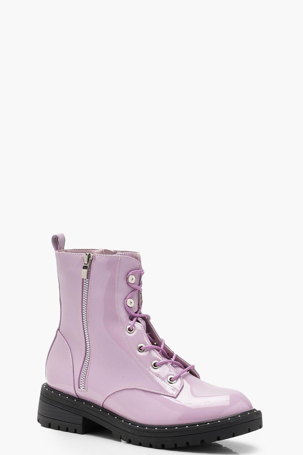 boohoo lace up hiker boots