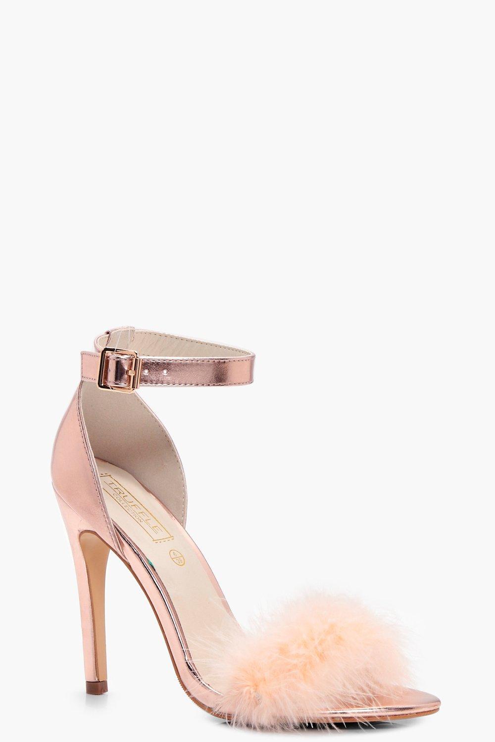 rose gold shoes boohoo