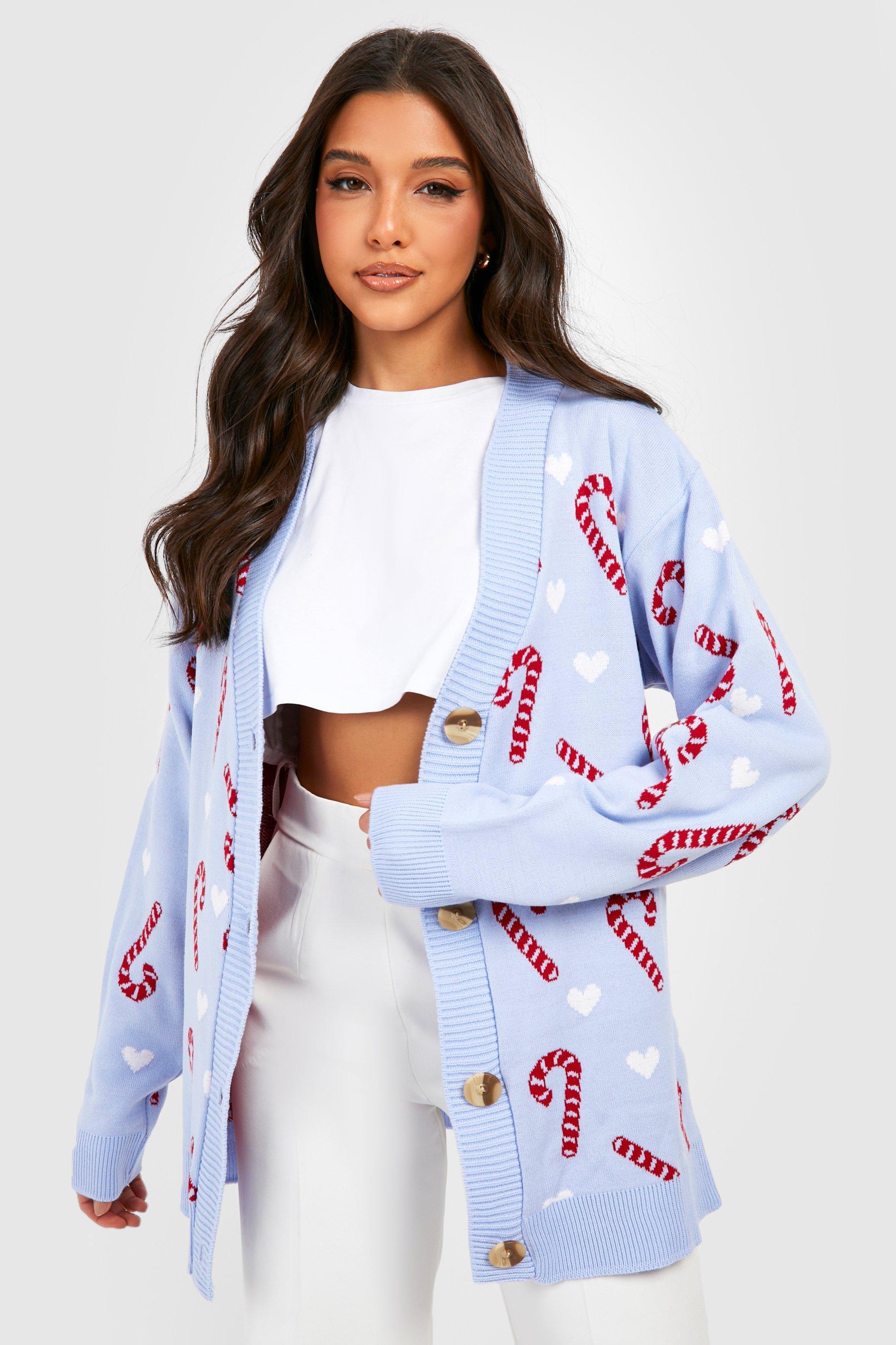 Boohoo Denim Candy Cane Christmas 
