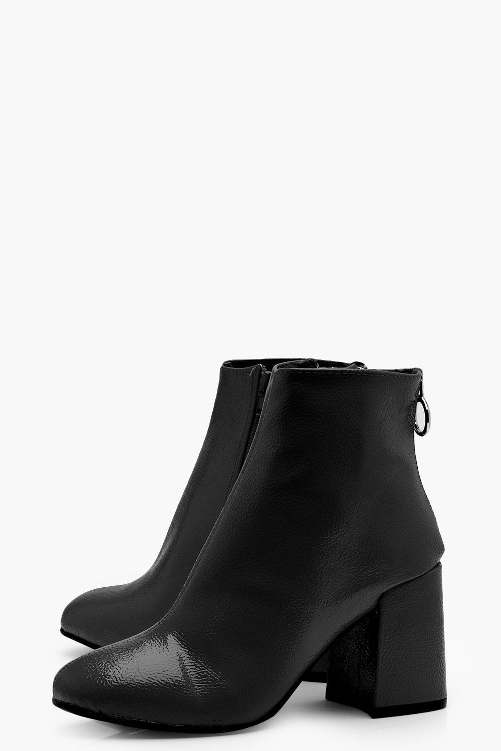 boohoo white ankle boots