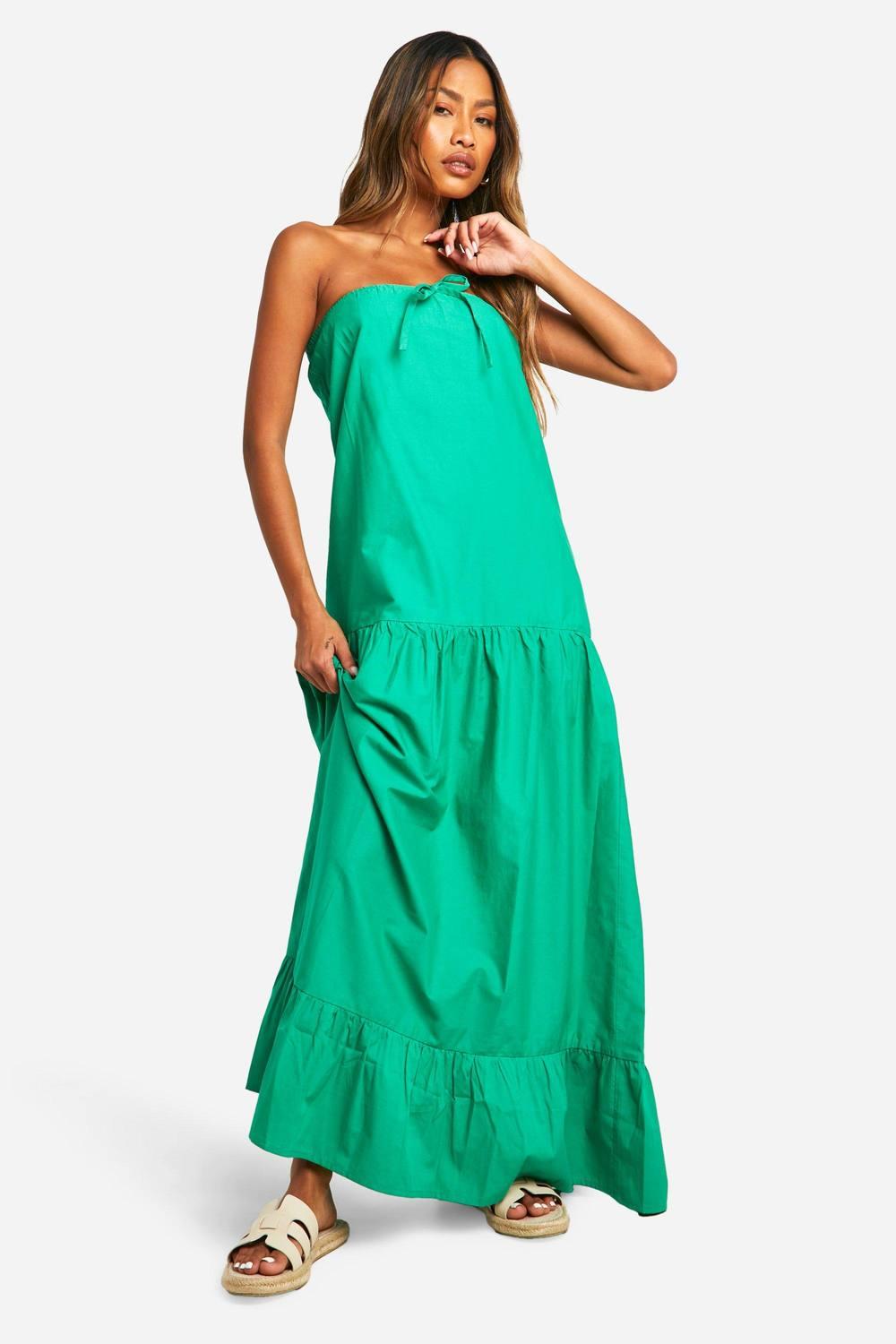 Green Boohoo Dresses for Women | Lyst