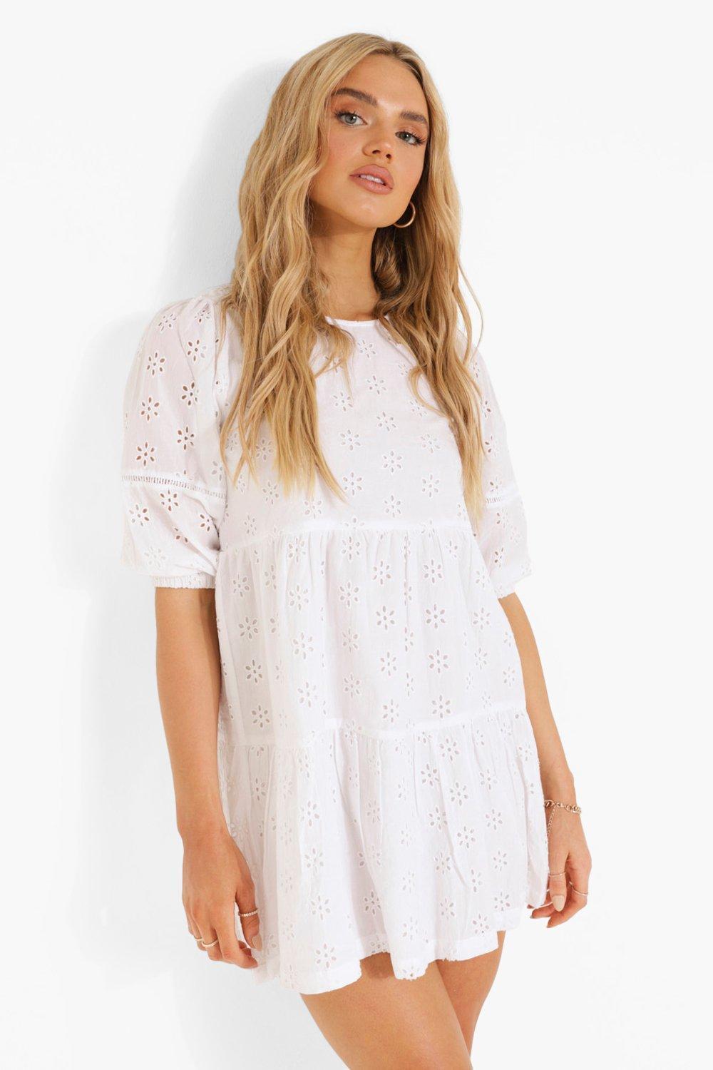 boohoo smock top