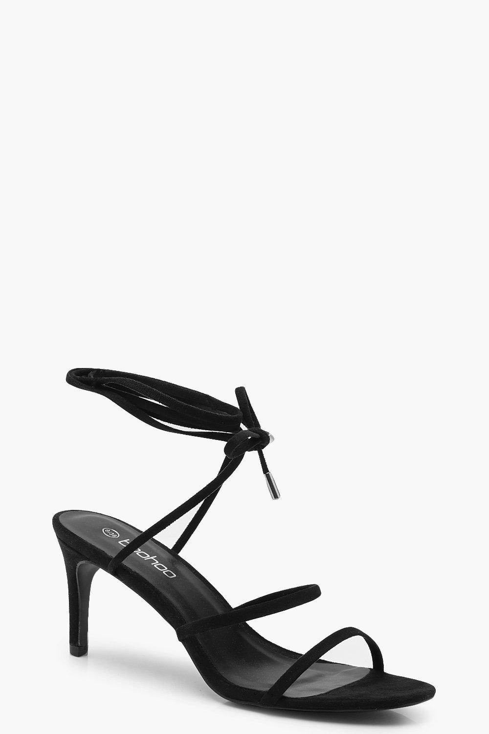 womens black low heel sandals