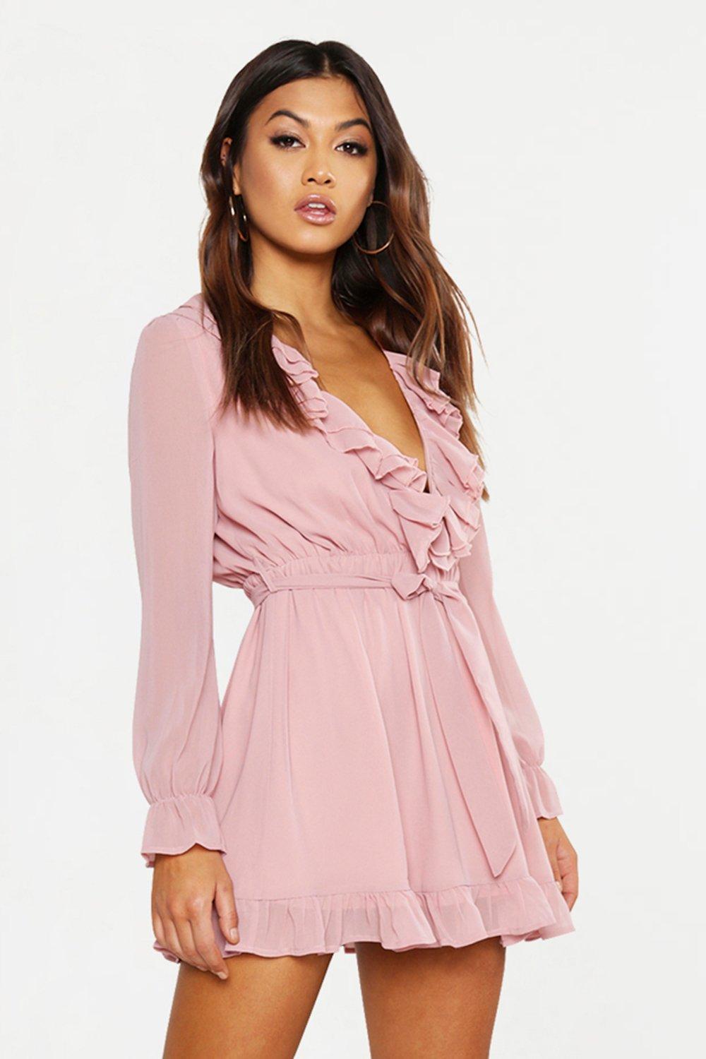 skater ruffle dress