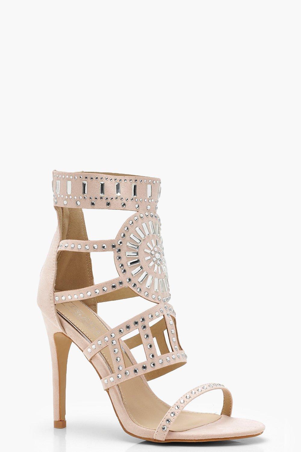 embellished gladiator heels