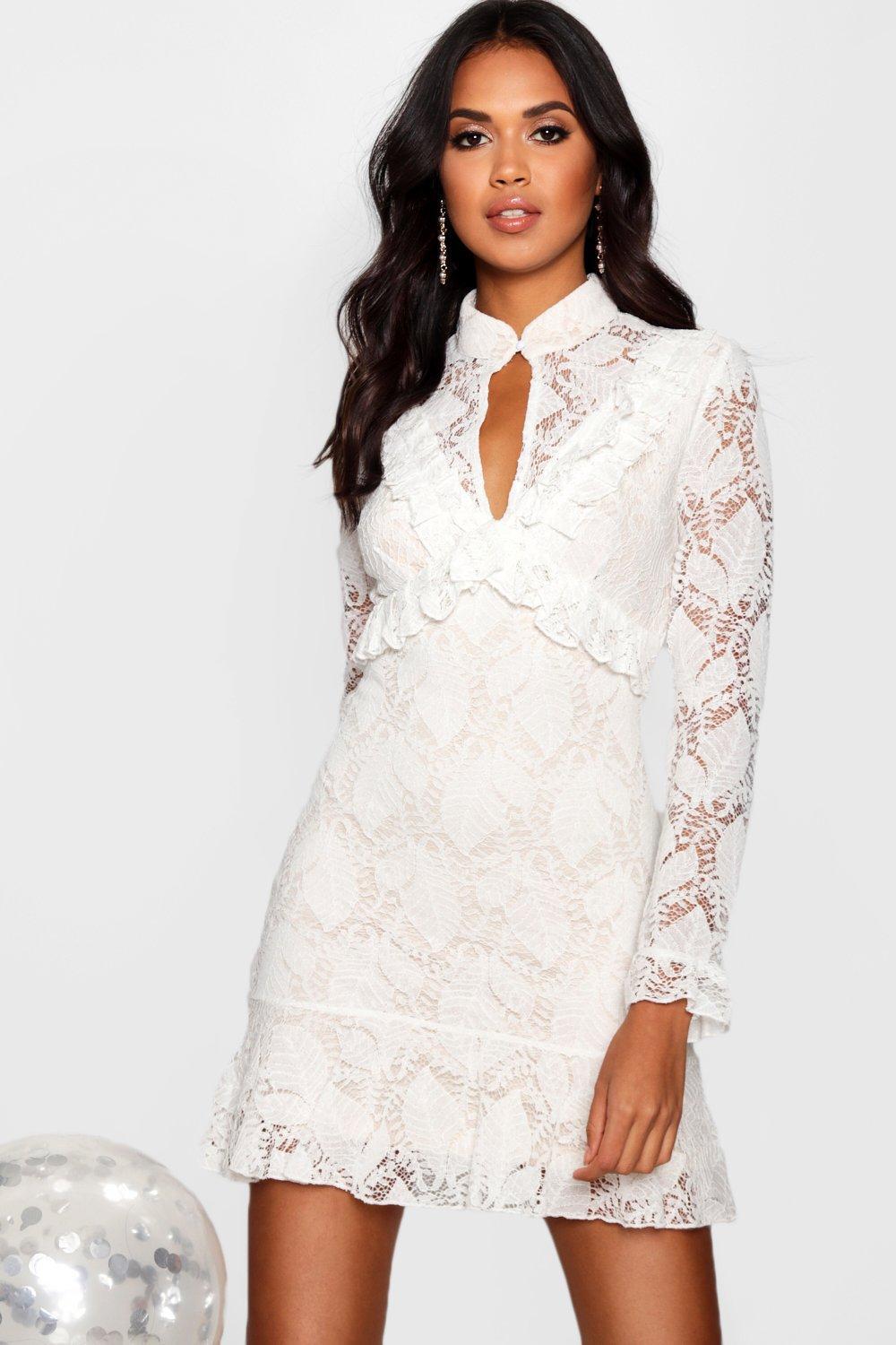 bodycon peplum hem dress