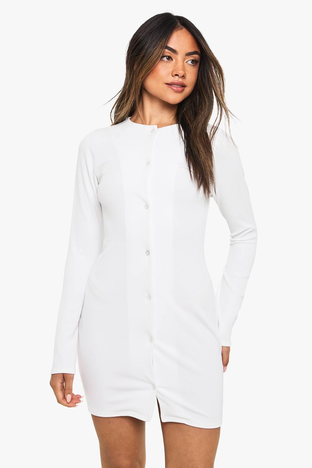 Designer White Long Sleeve Skater Dresses for Women - Up to 85% off | Lyst