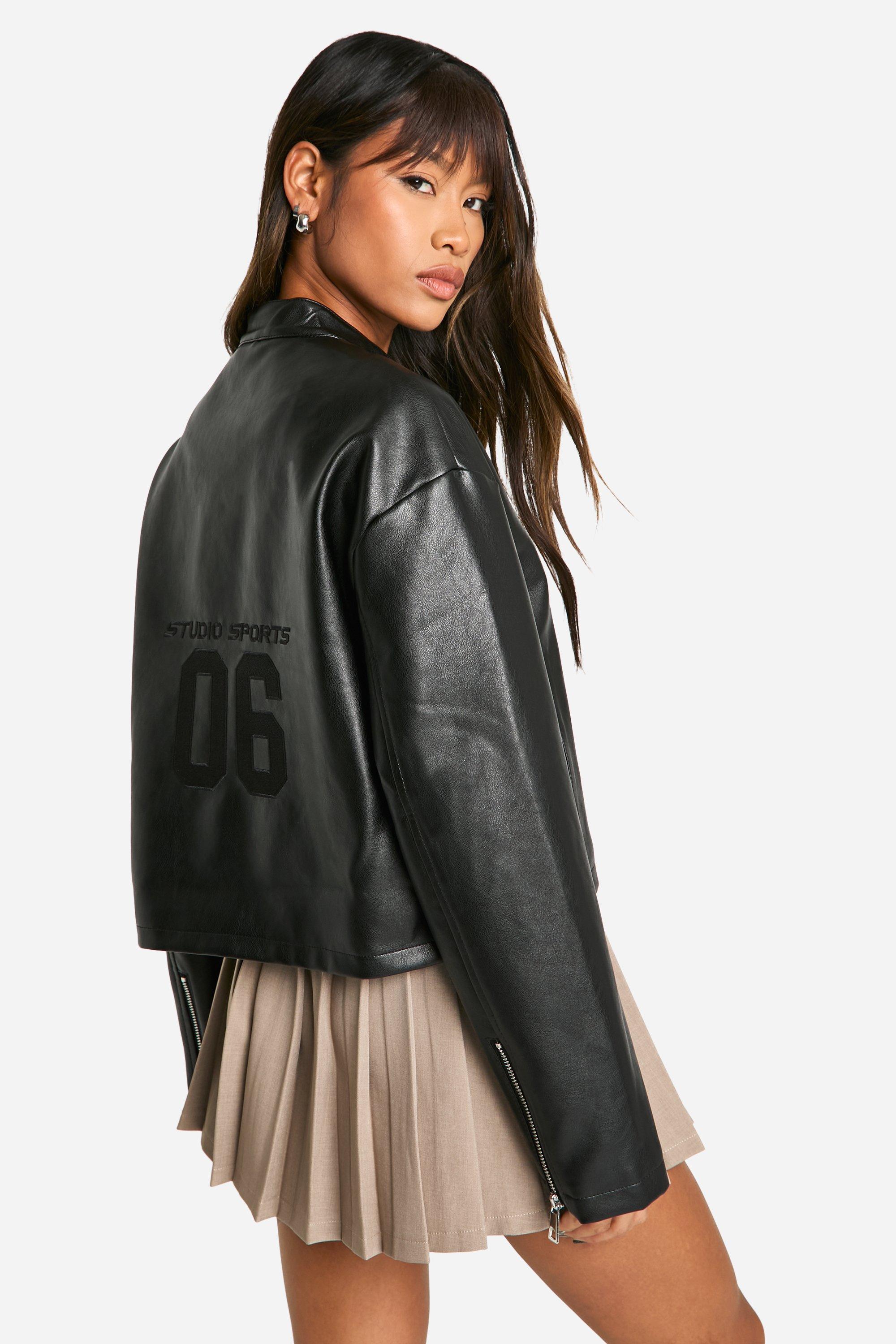 Faux leather skirt boohoo hotsell