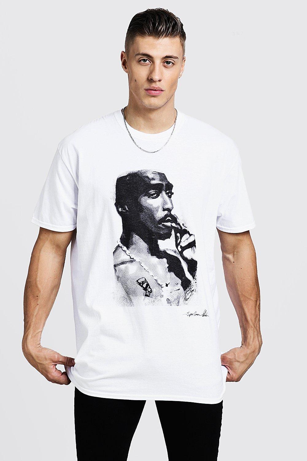 white tupac t shirt