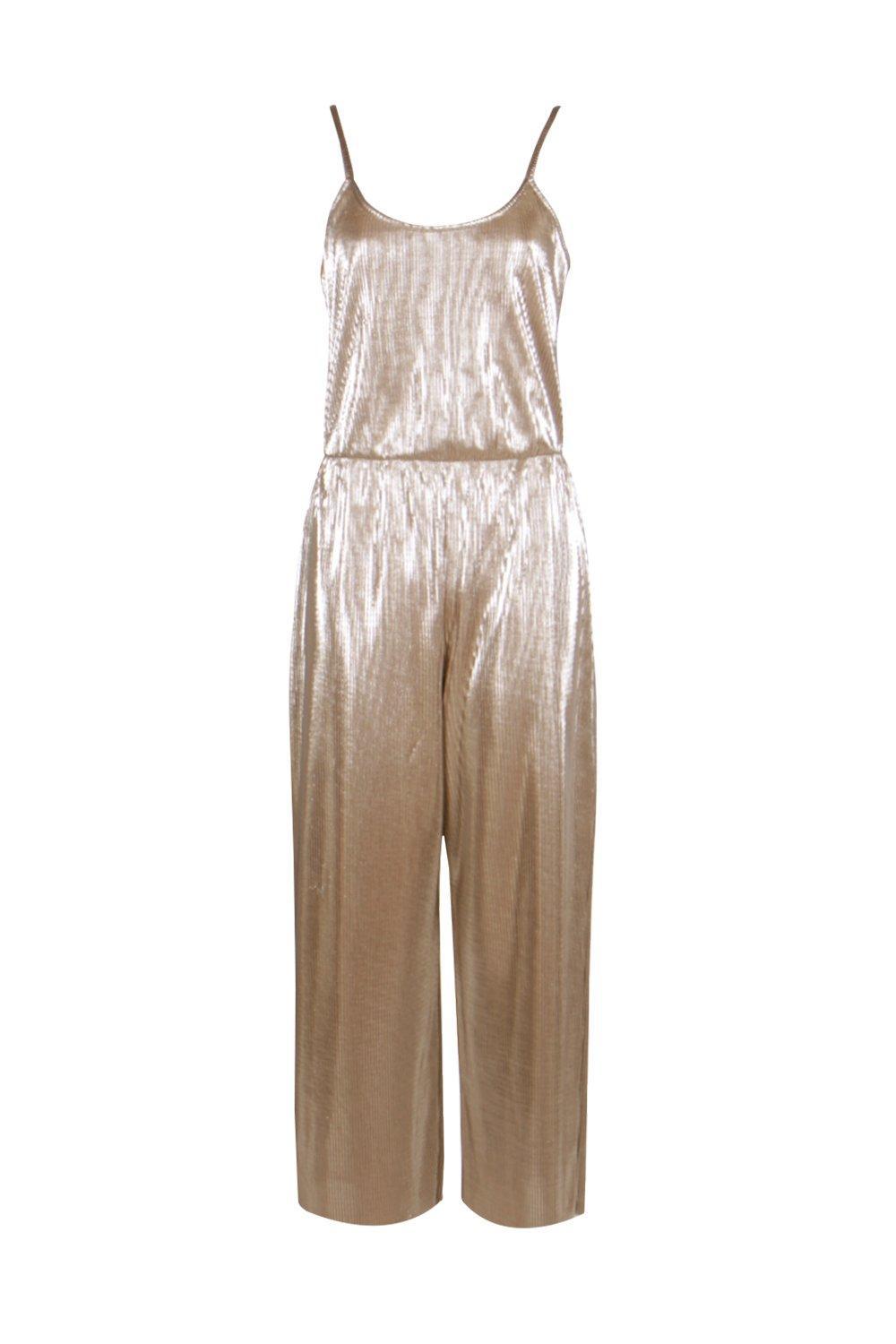 crinkle jumpsuit culotte
