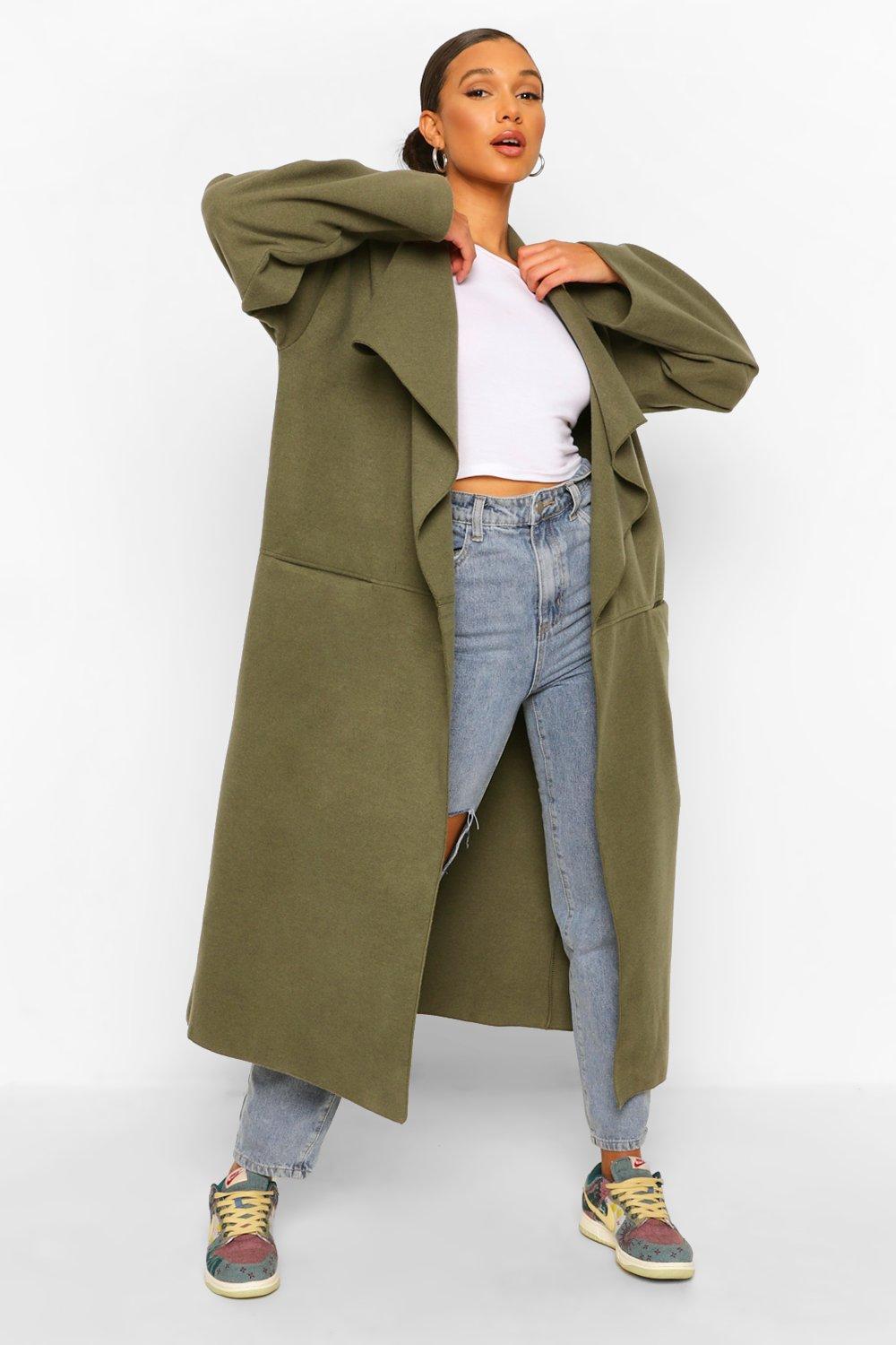 petite waterfall coat