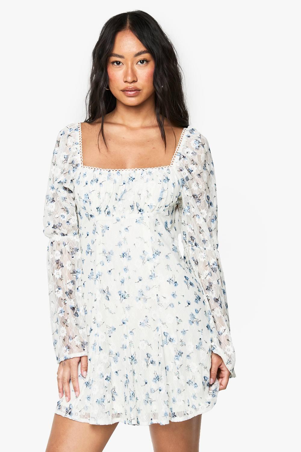 white milkmaid dress long sleeve RYKJLWY Milkmaid Sundress Spring/Summer Cotton Mid Season Long Sleeve Long Button Dress Summer Dress With Sleeves White Short Dress Women Dress(White,XXL)