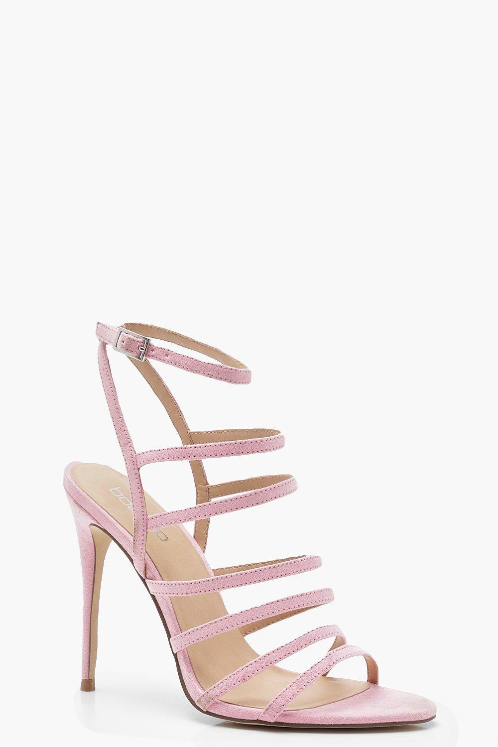 pink gladiator heels