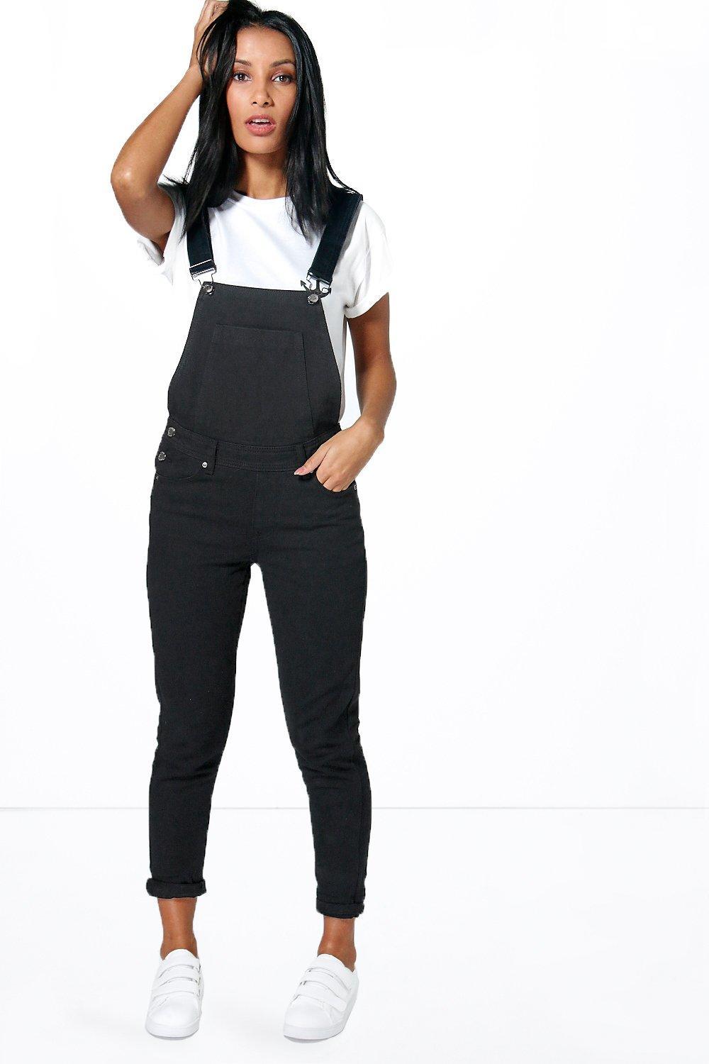 denim black overalls