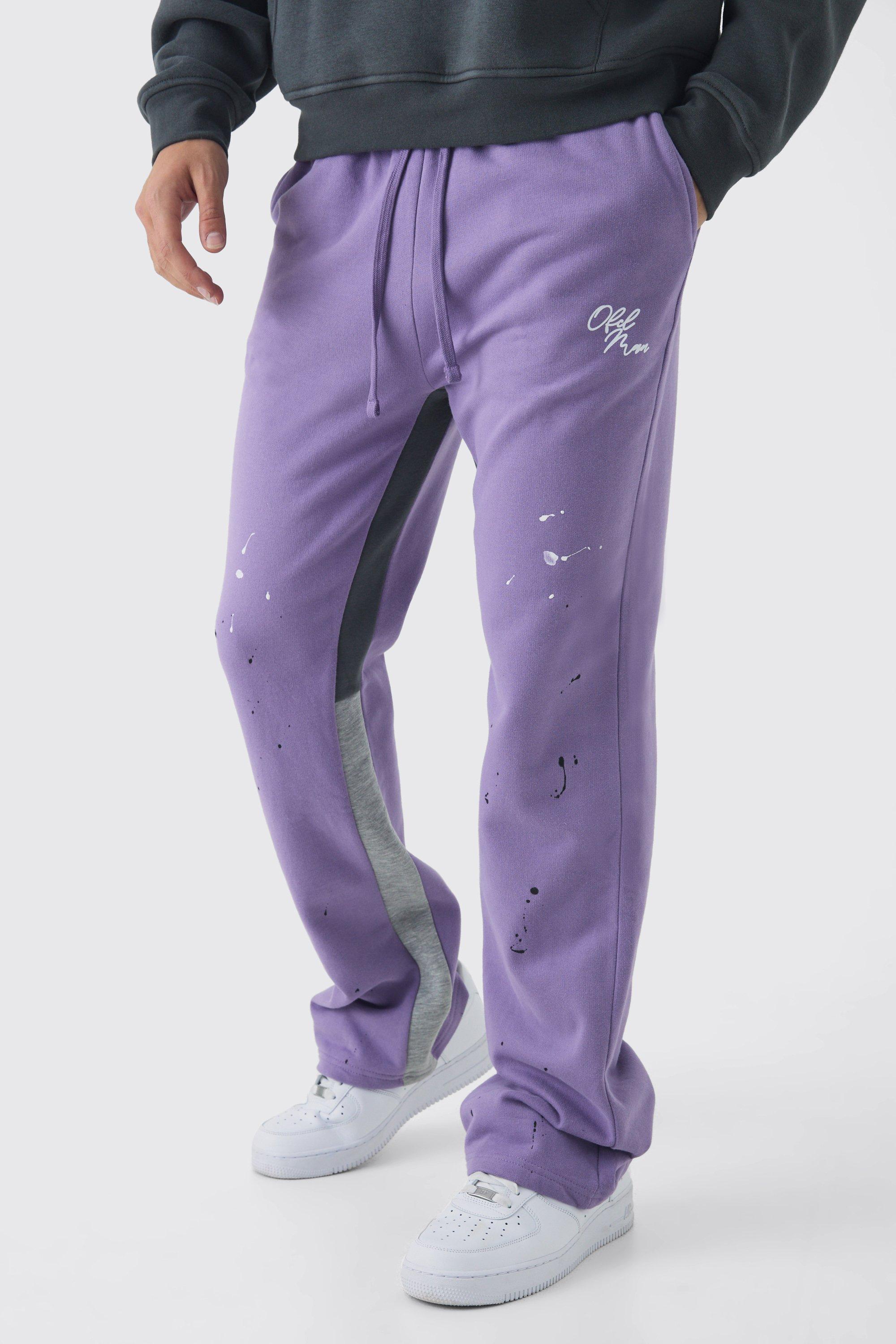 Pantalones de chandal y joggers en Morado de mujer Lyst