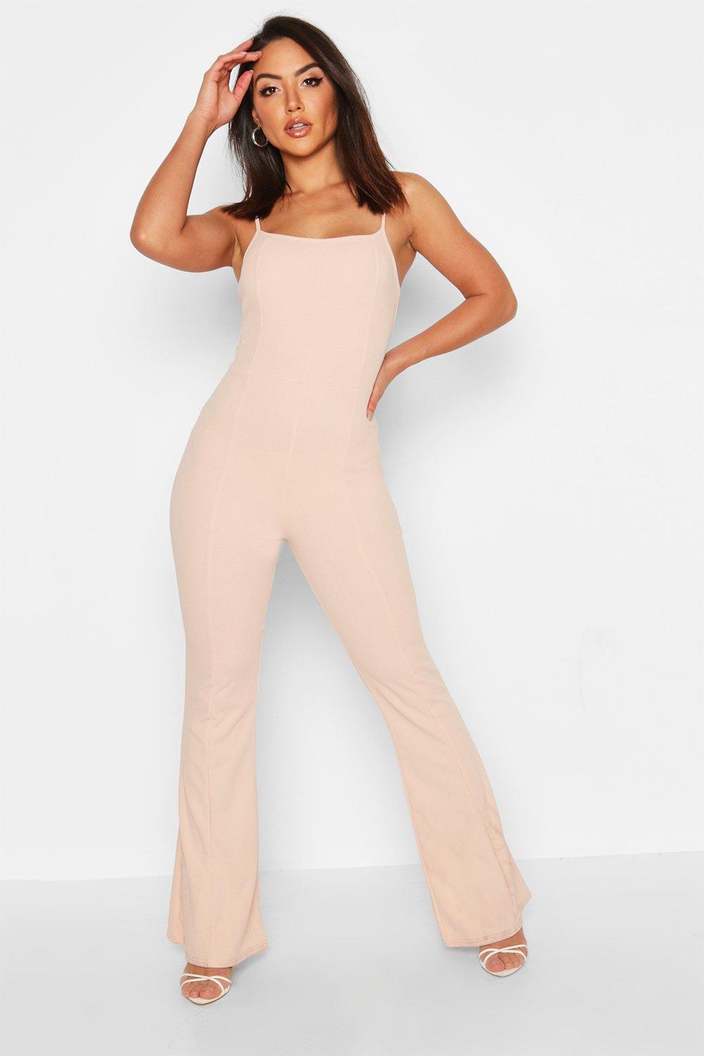 beige jumpsuit womens
