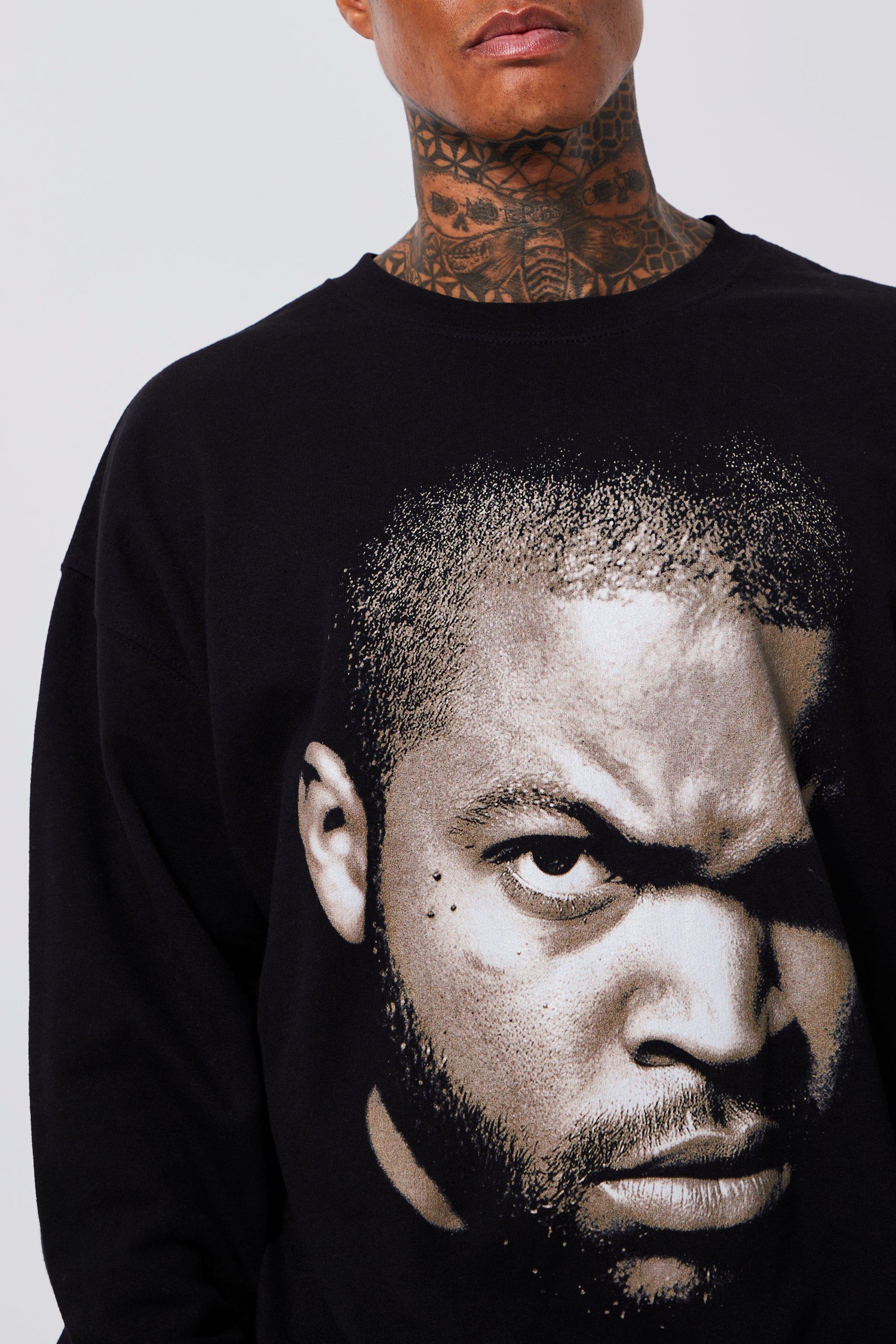 Sudadera Oversize Con Estampado De Foto De Ice Cube BoohooMAN de hombre de  color Negro | Lyst