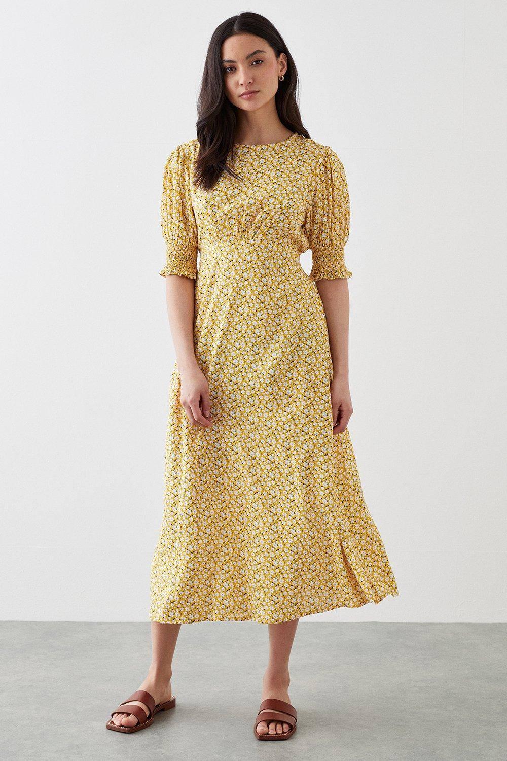 Yellow Dorothy Perkins Dresses for Women | Lyst