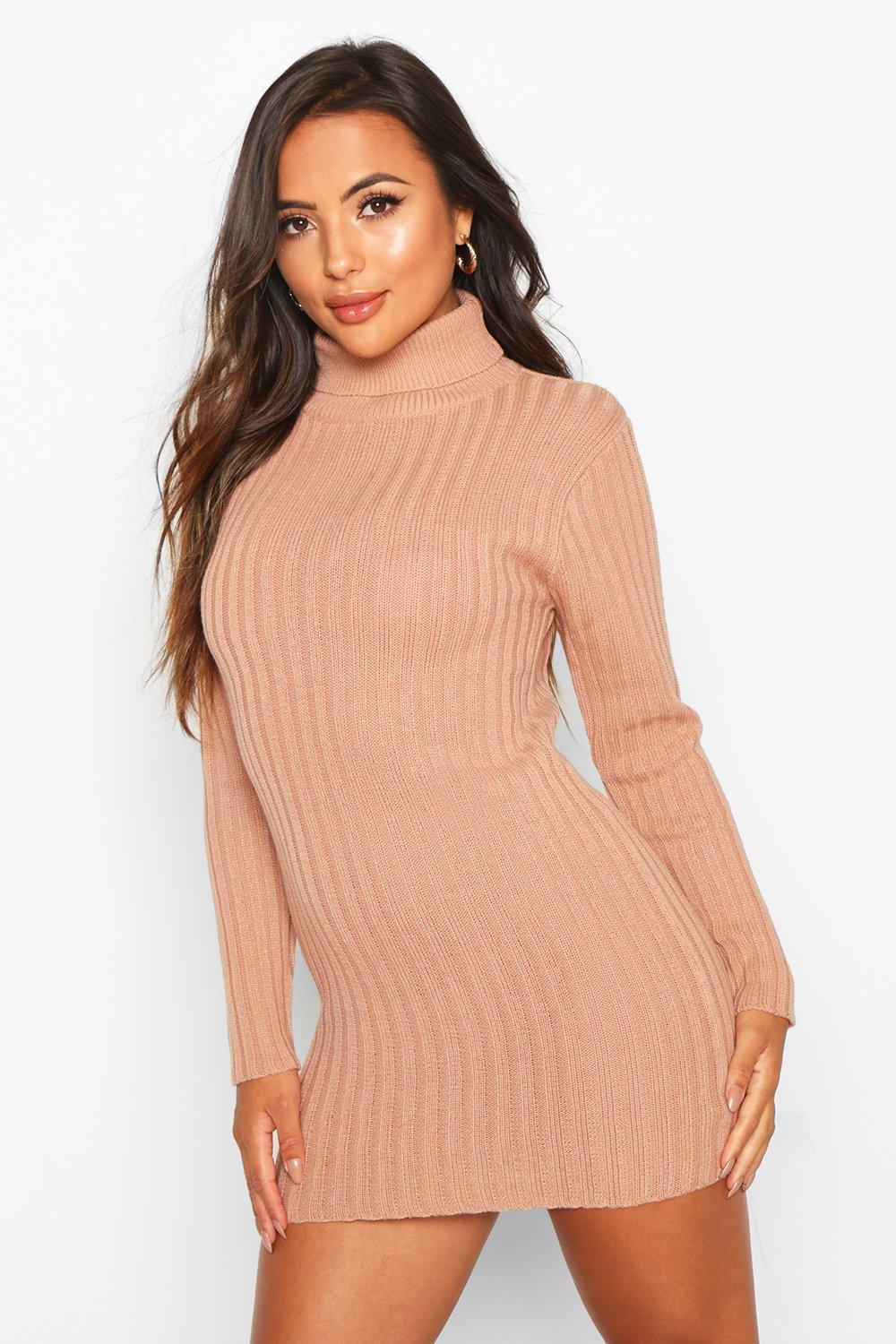 micro sweater dress