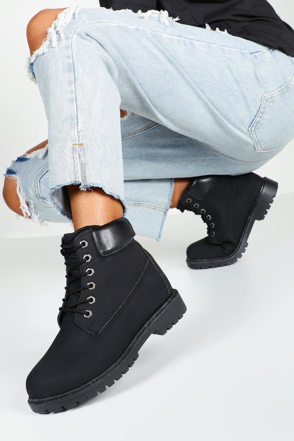 wide combat boots