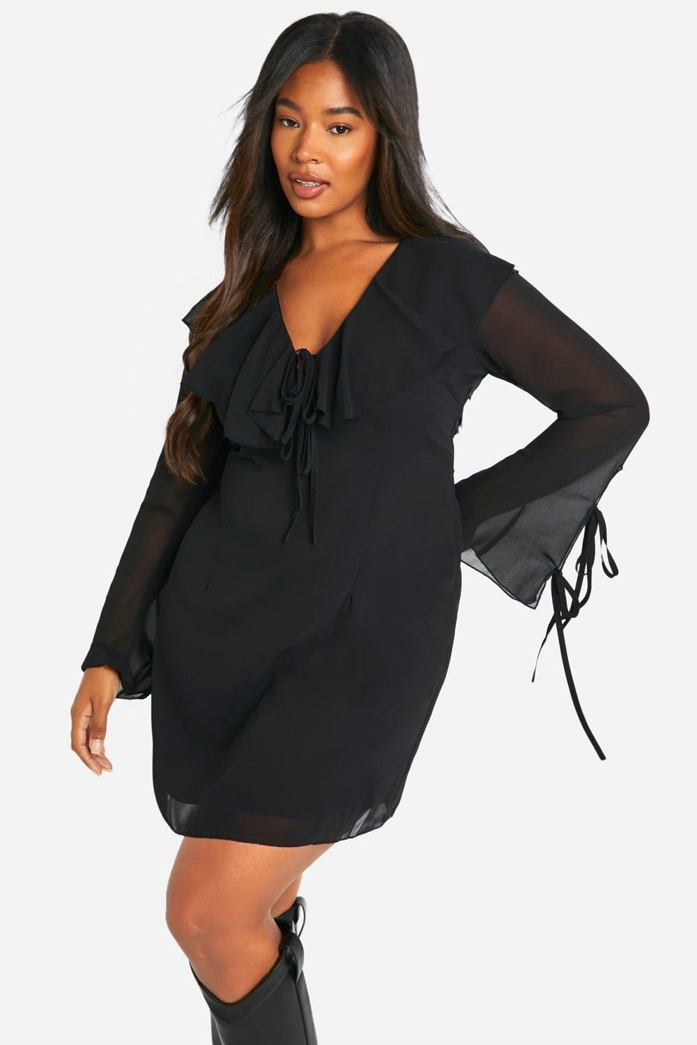 white christmas dresses It Goes On Black Shift Dress – Shop the Mint main image 1