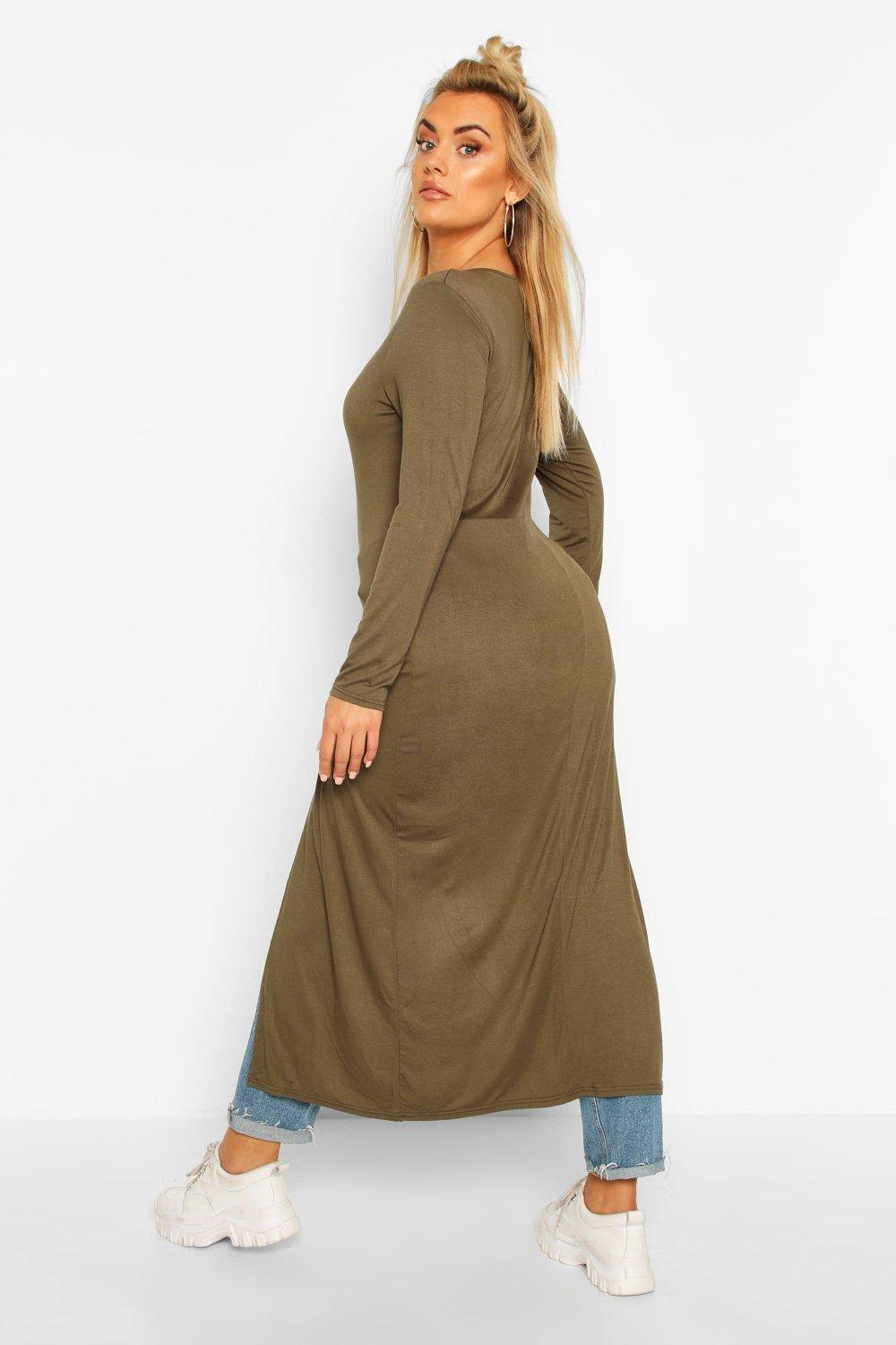 maxi top front split