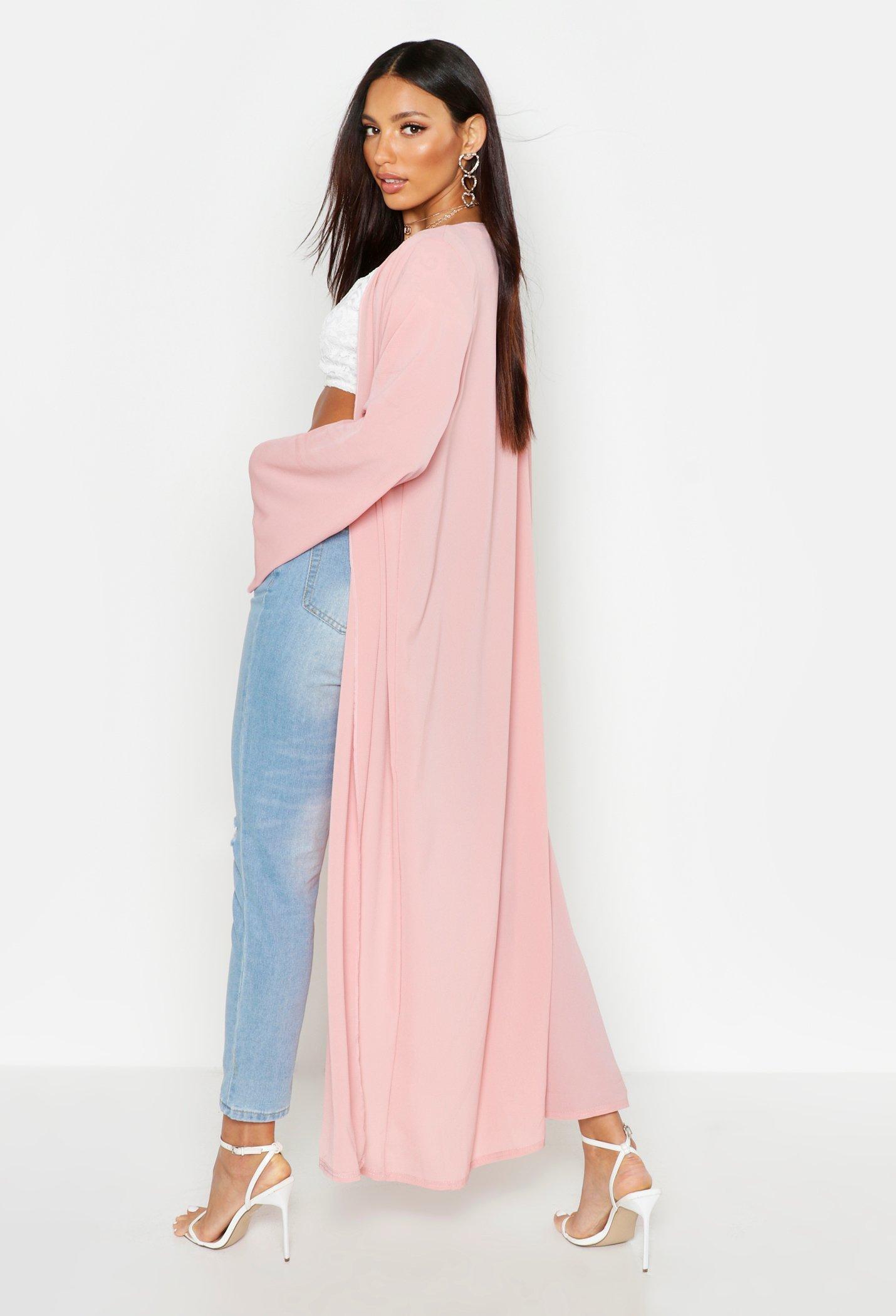Chiffon maxi kimono Outlet