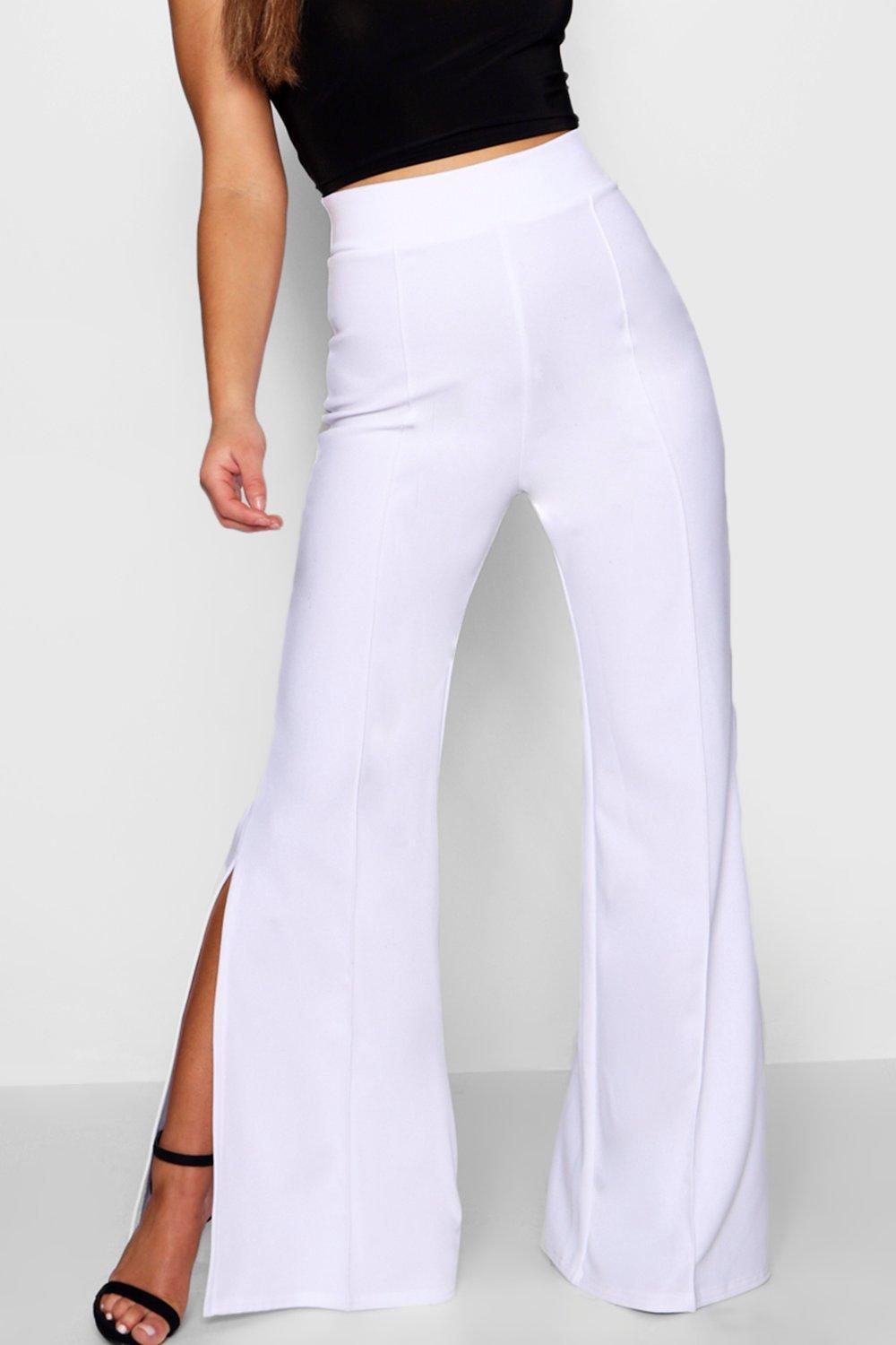 flared pants split
