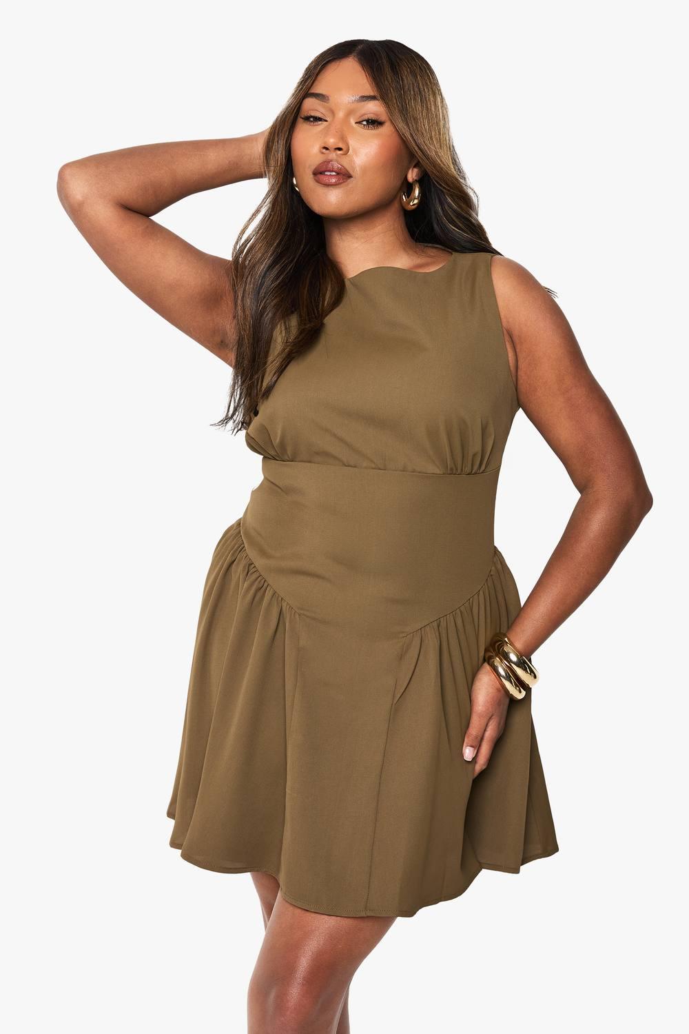Designer Light Brown Skater Dress for Women - Up to 86% off | Lyst - Page 3