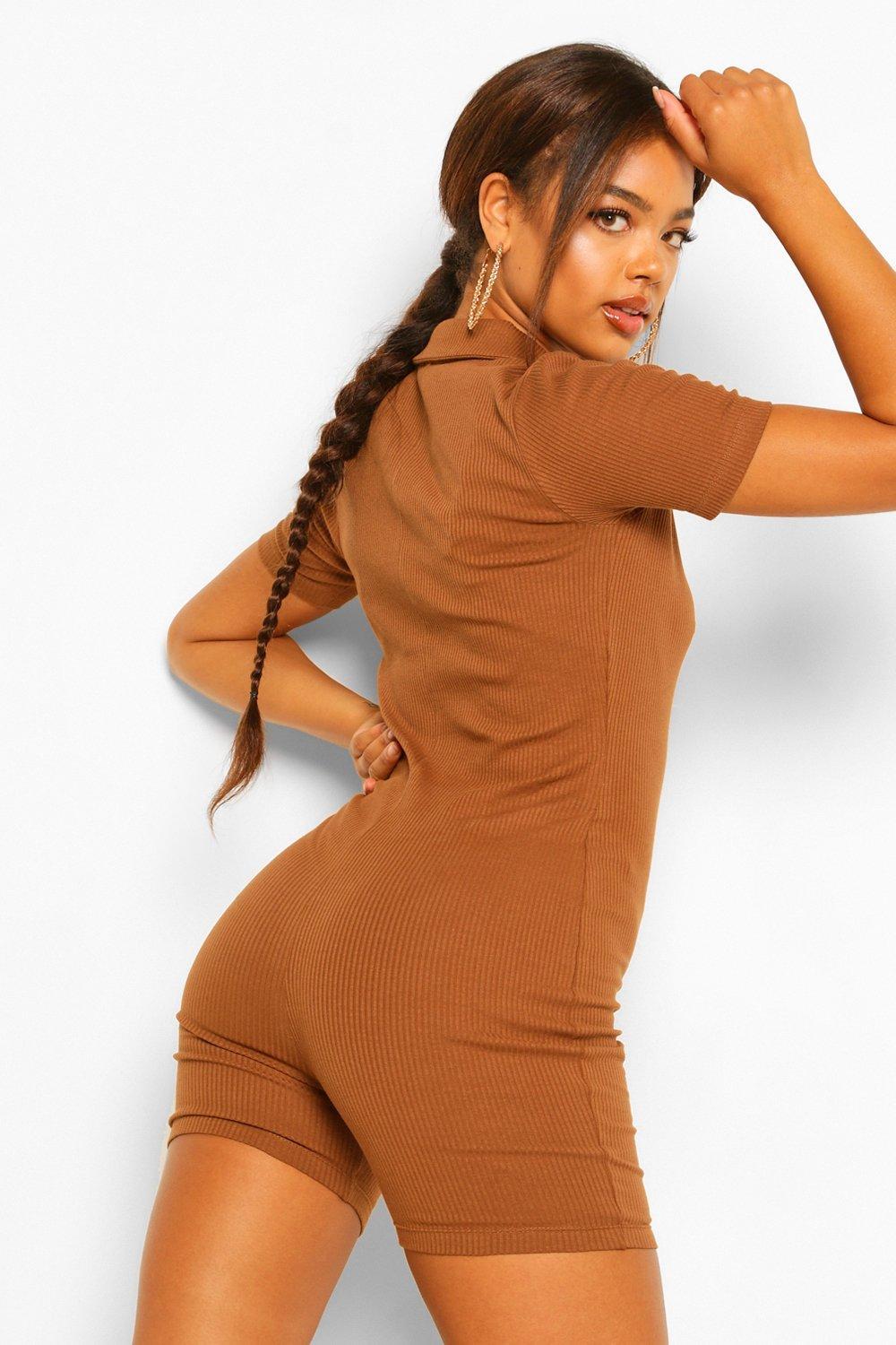collared rib top